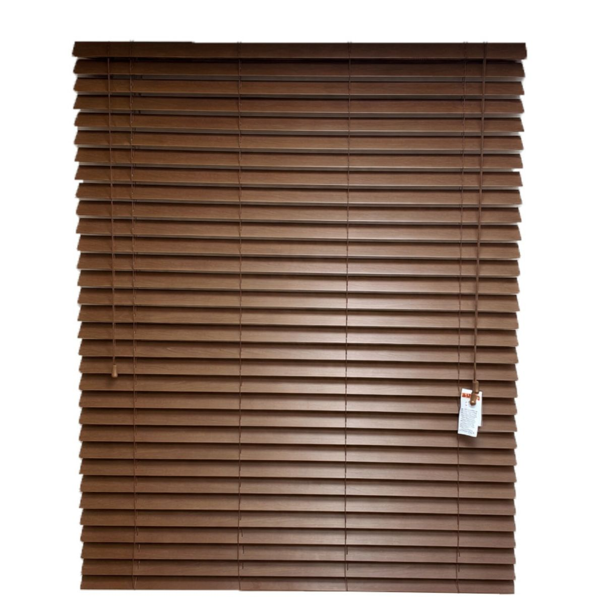 Persiana Imitación Madera 50 MM 150X165 Cm Nogal Texturado-0