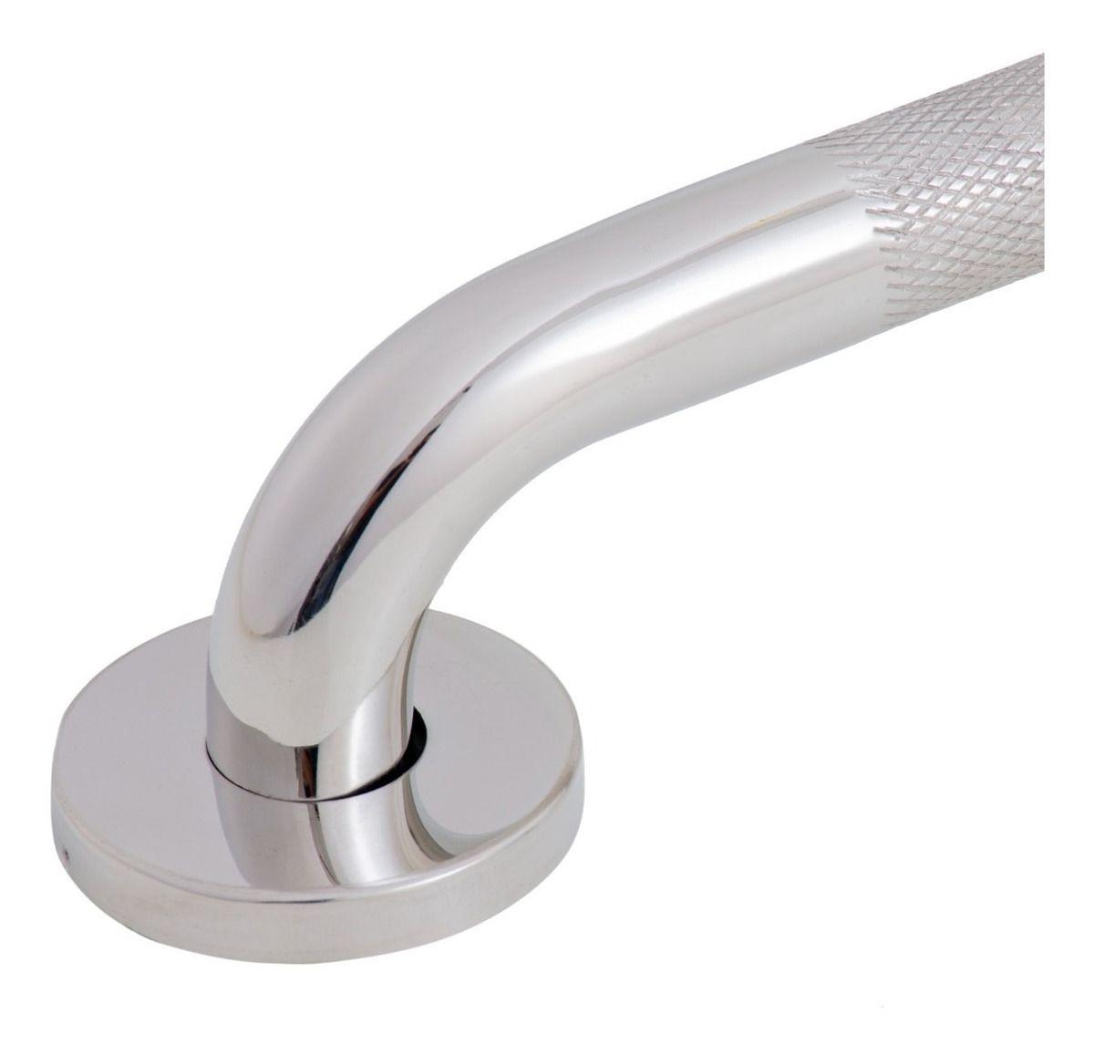 Barra De Seguridad Inoxidable Con Tapa De 60 Cm-1