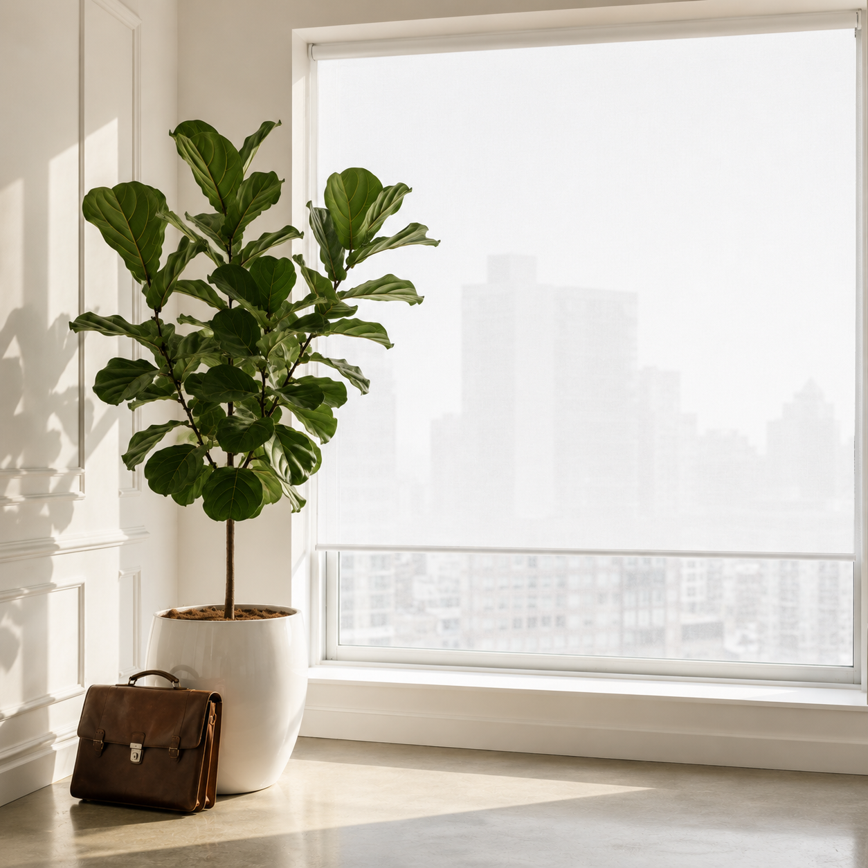 Cortina Roller Sunscreen 220 X 165 Cm Color Blanco Marca Sunfree-7