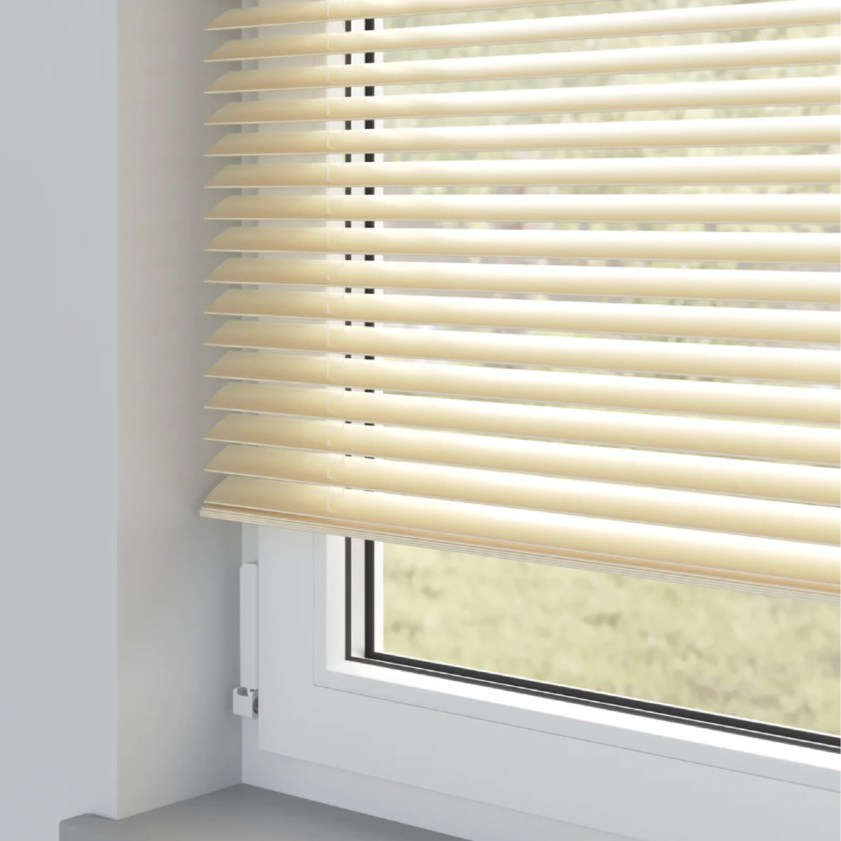 Persiana Veneciana Pvc 25MM 160X165 Cm Manual Marfil Aura-5