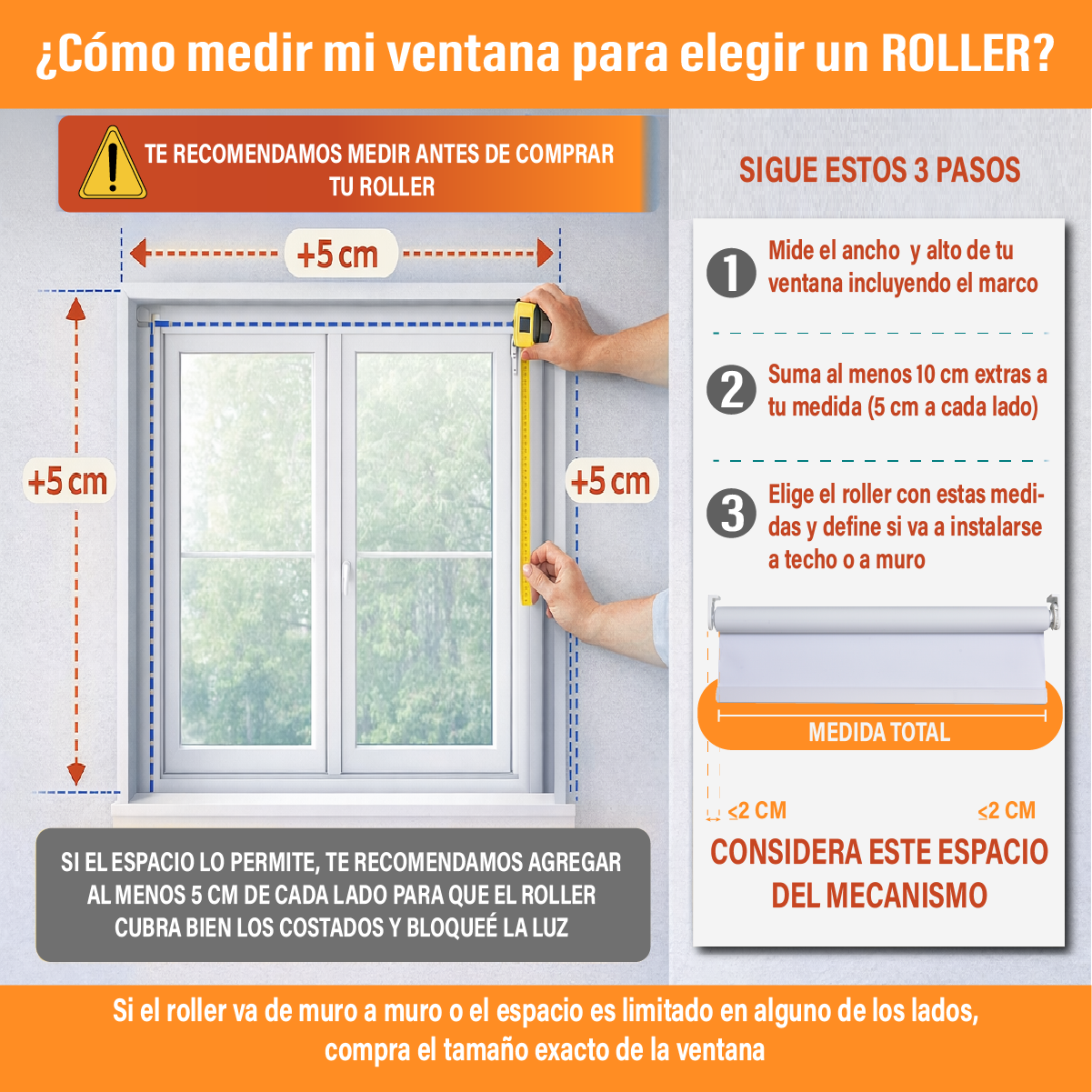 Cortina Roller Sunscreen 100 X 250 Cm Color Gris Sunfree-9