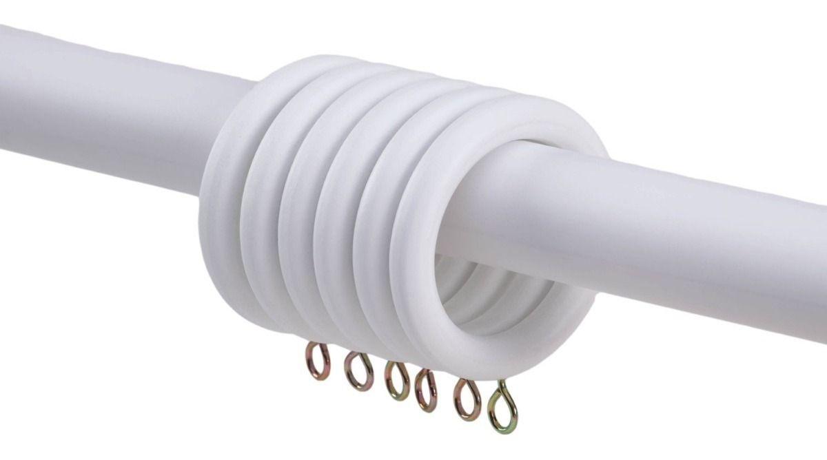 Set Simple De Madera Blanco 1.50 Mt Terminal Bola-2