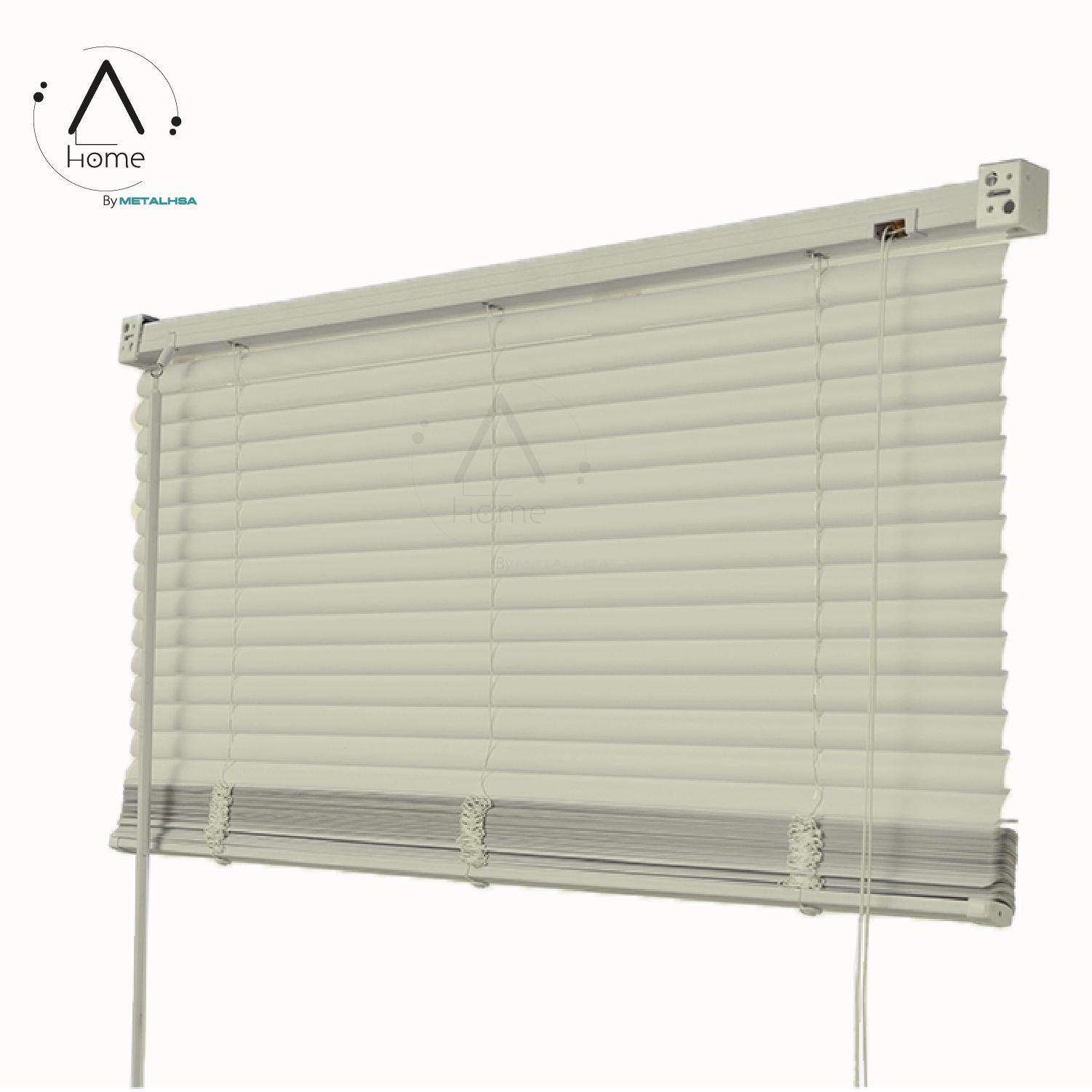 Persiana Veneciana Pvc 25MM 120X165 Cm Manual Beige-3