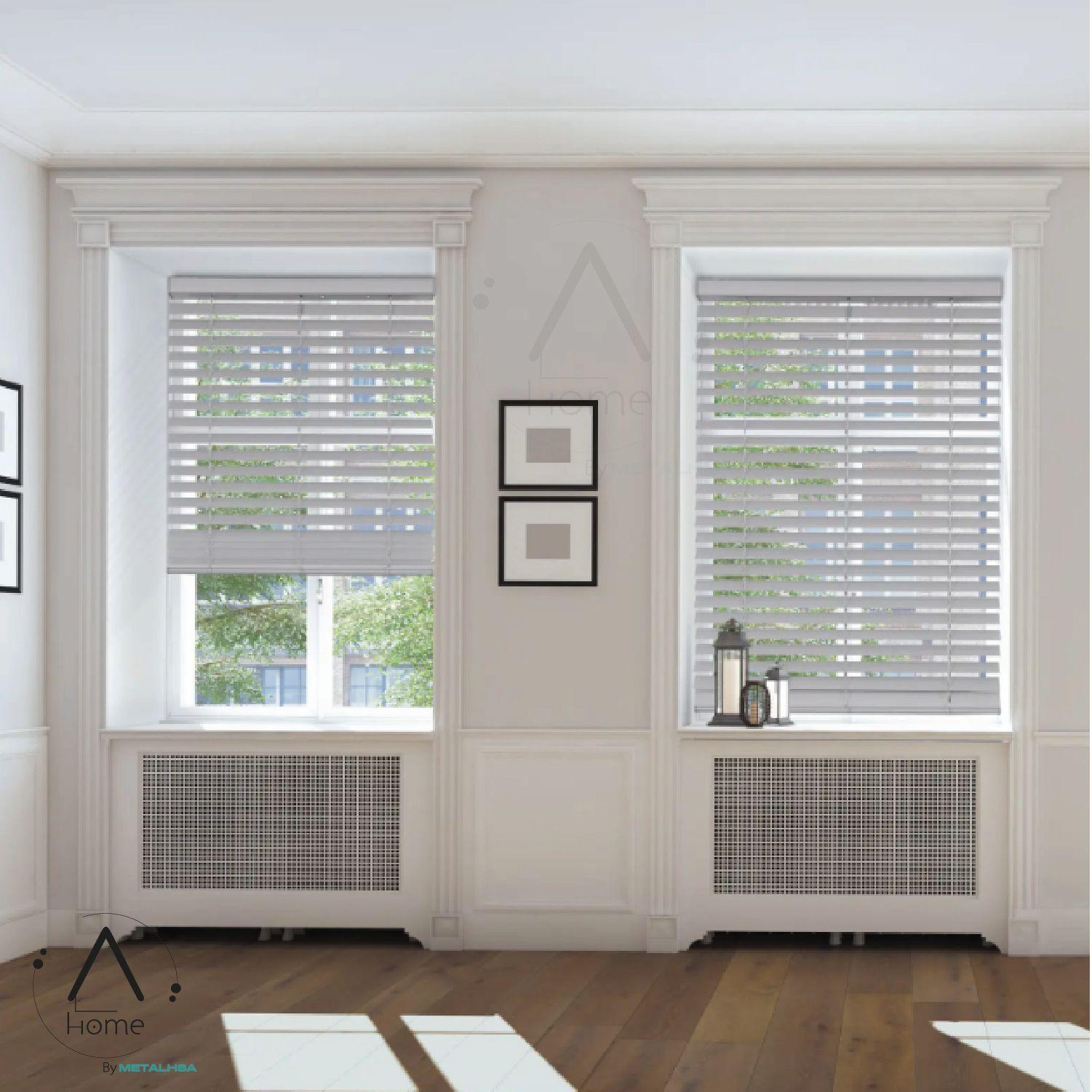 Persiana Imitación Madera 50 MM 160X250 Cm Gris Texturado Aura-3