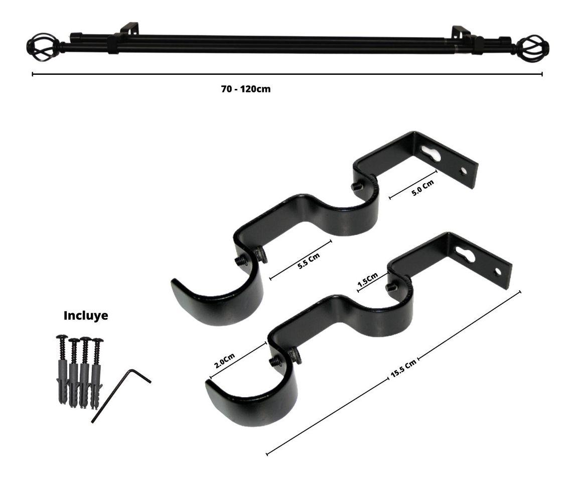 Set Doble Extensible 70-120 Cm Color Orb Terminal Nido-5