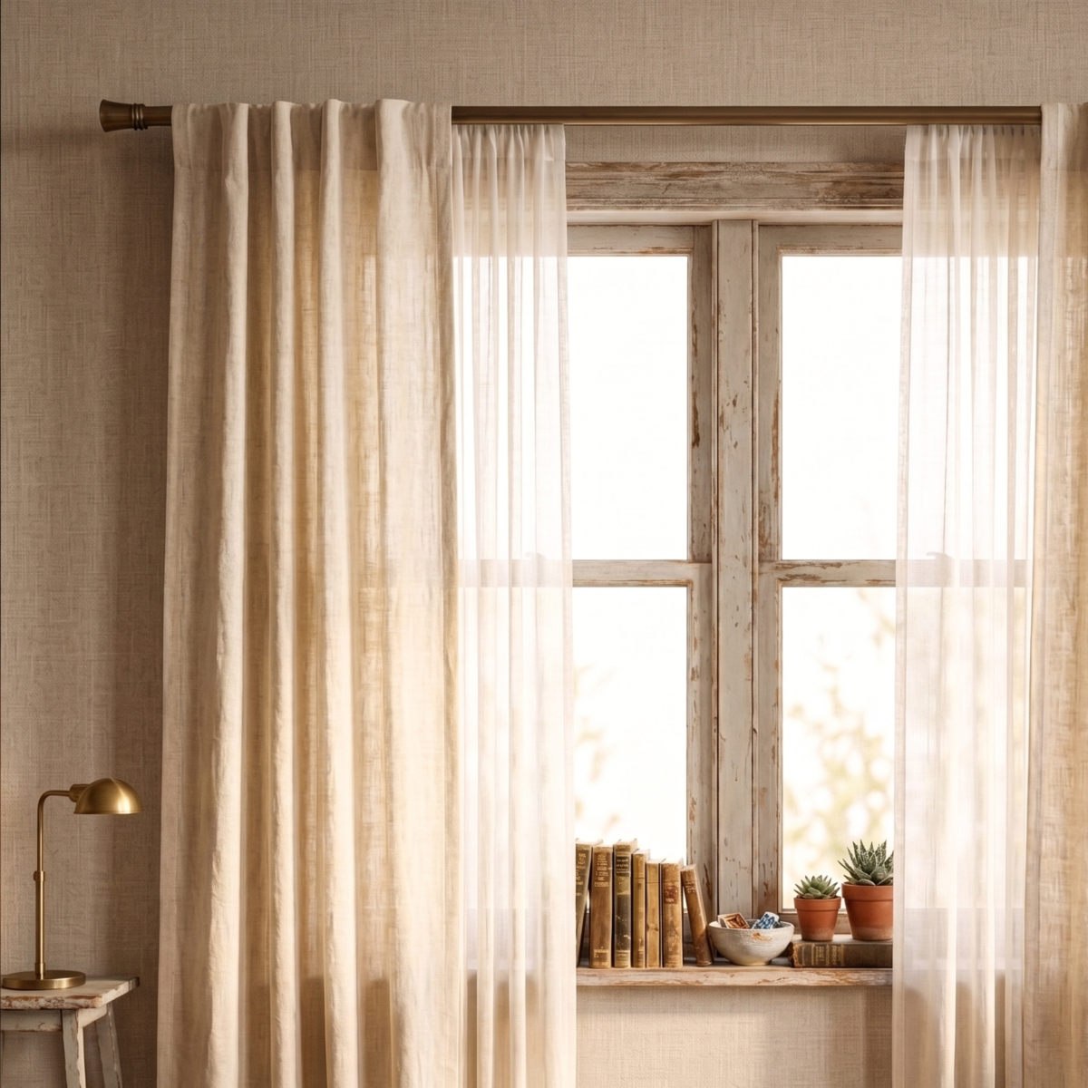 Set Barras para Cortina Doble 16/19 Mm Extensible 75-110 Cm A Muro Bronce Cónico-2