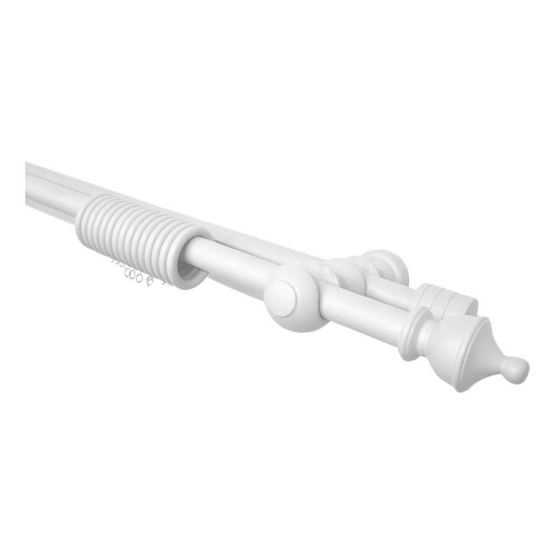 Set Doble De Madera Color Blanco Terminal King X 2.00 Mt-0