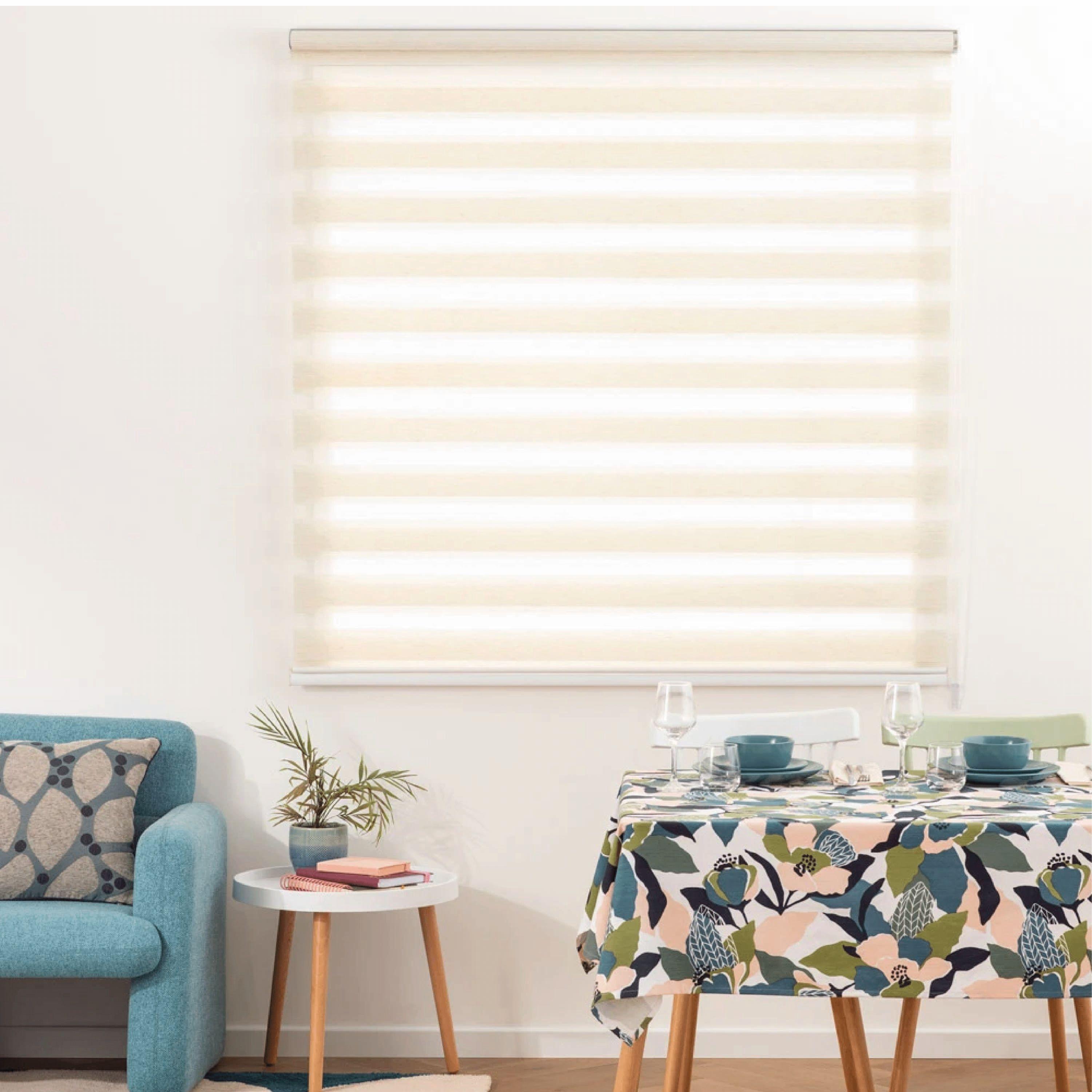 Roller Duo Zebra Día Y Noche Blanco 120 X 165 Cm Sin Cenefa-6