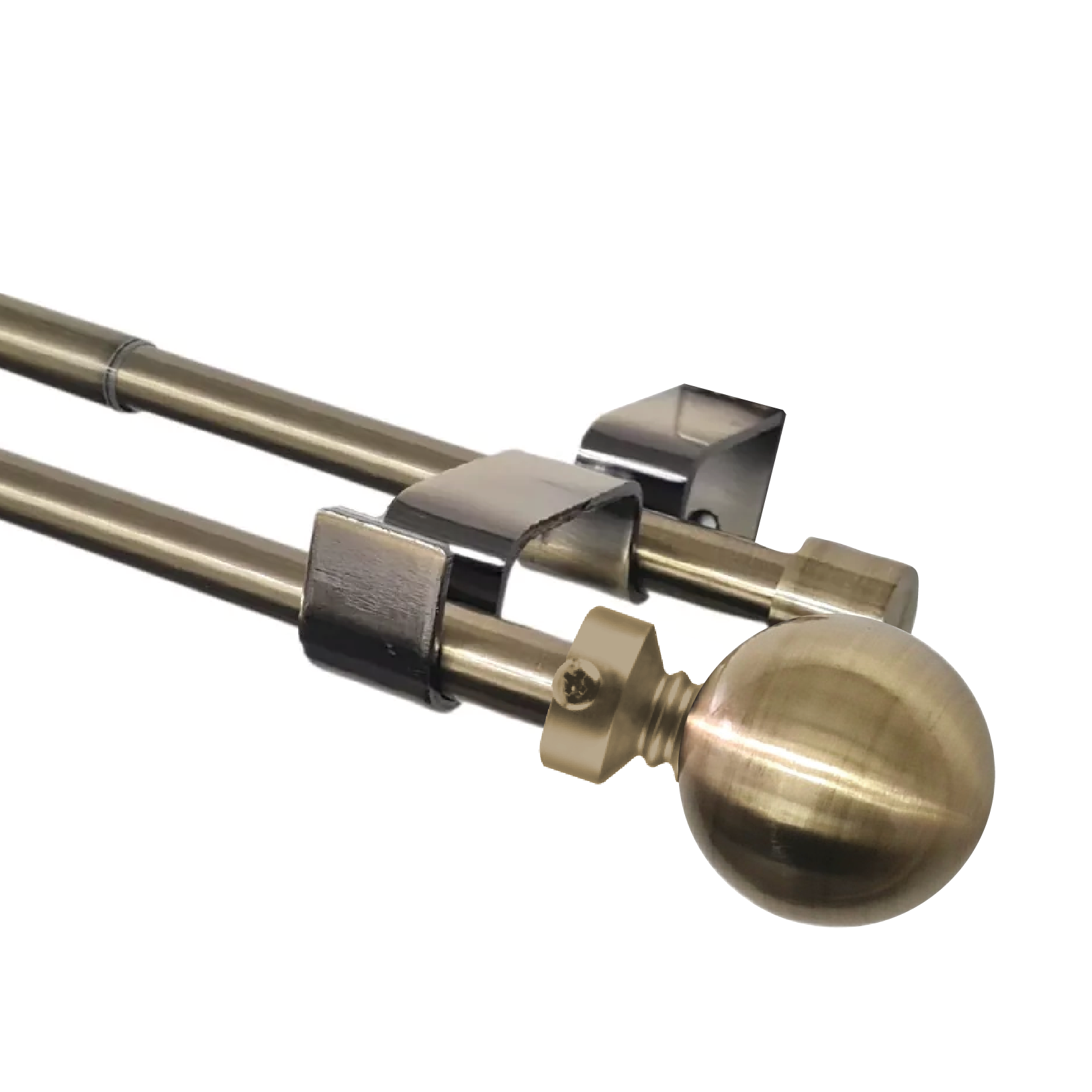 Set Extensible Muro 75-110 Cm Terminal Bola Color Bronce-0