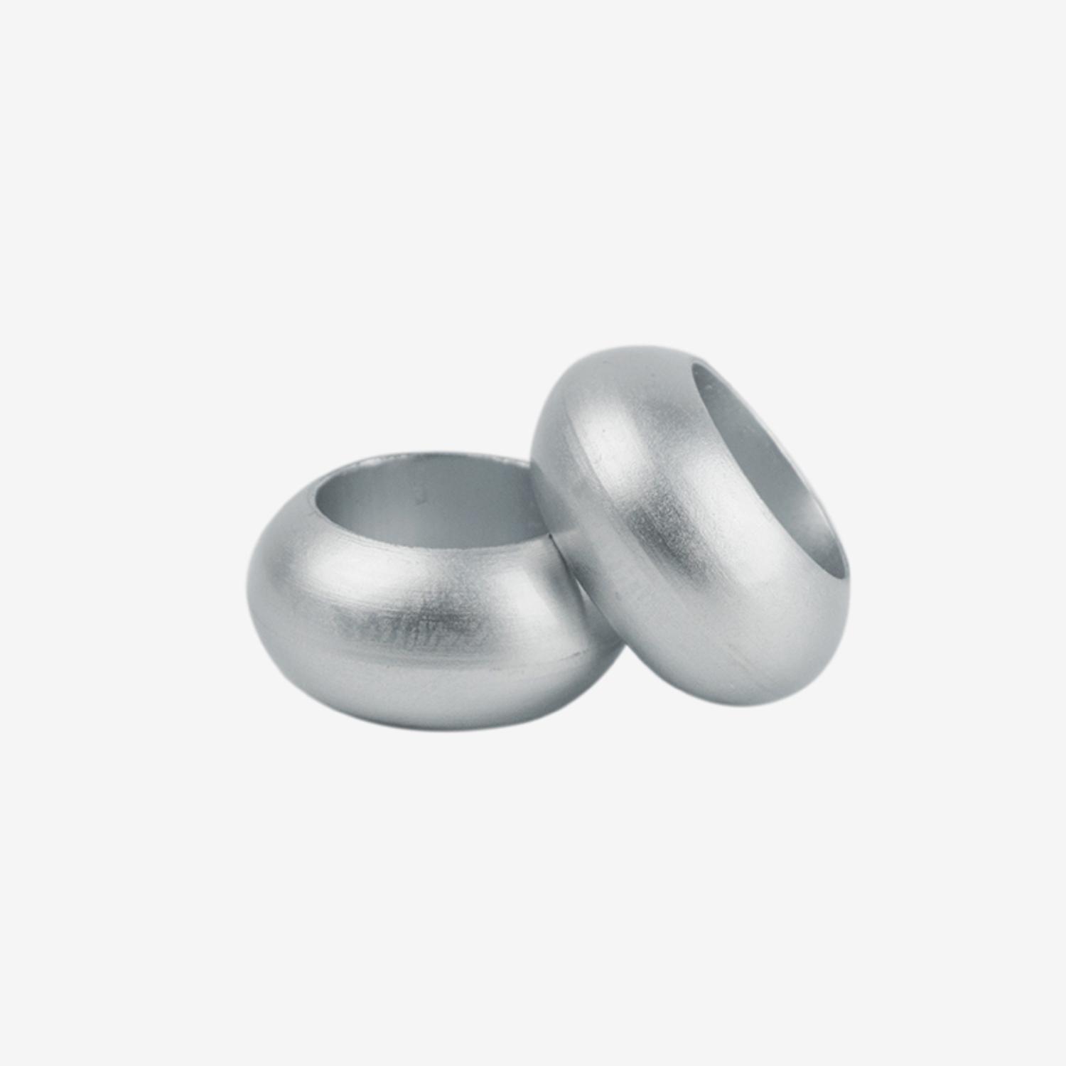 Set 4 Argollas Servilletas Plateado-2