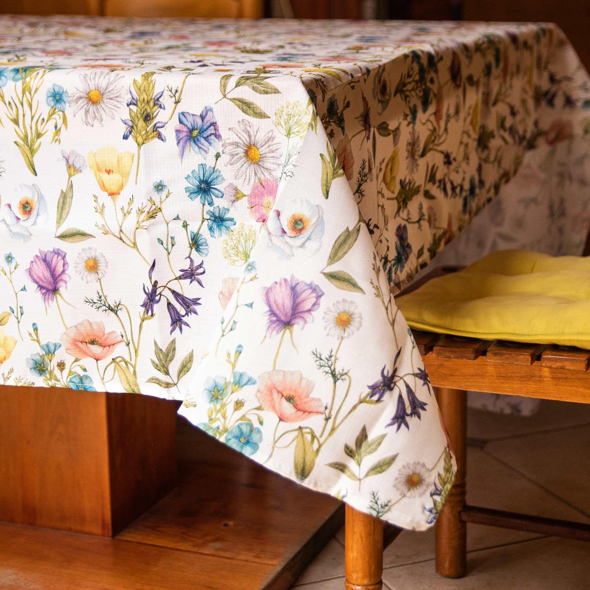 Mantel Antimanchas Primavera 130X180 Cm-4