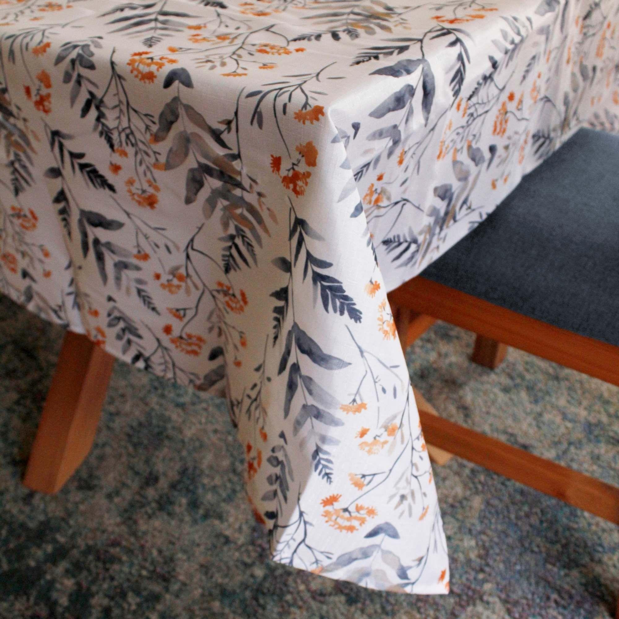 Mantel Antimanchas Floral 160X220 cm-4