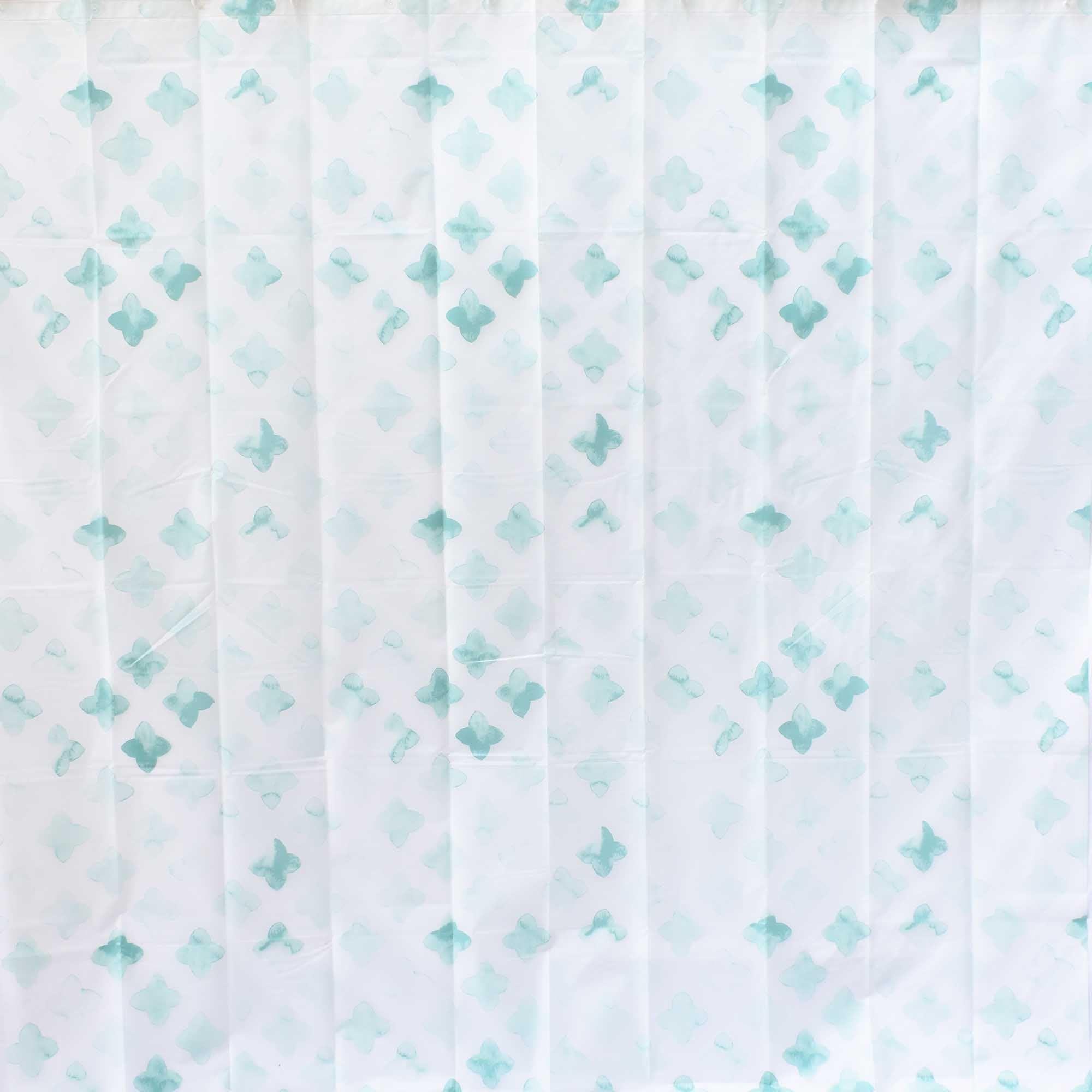 Cortina baño PEVA Aqua Impermeable 180x180 Cms-2
