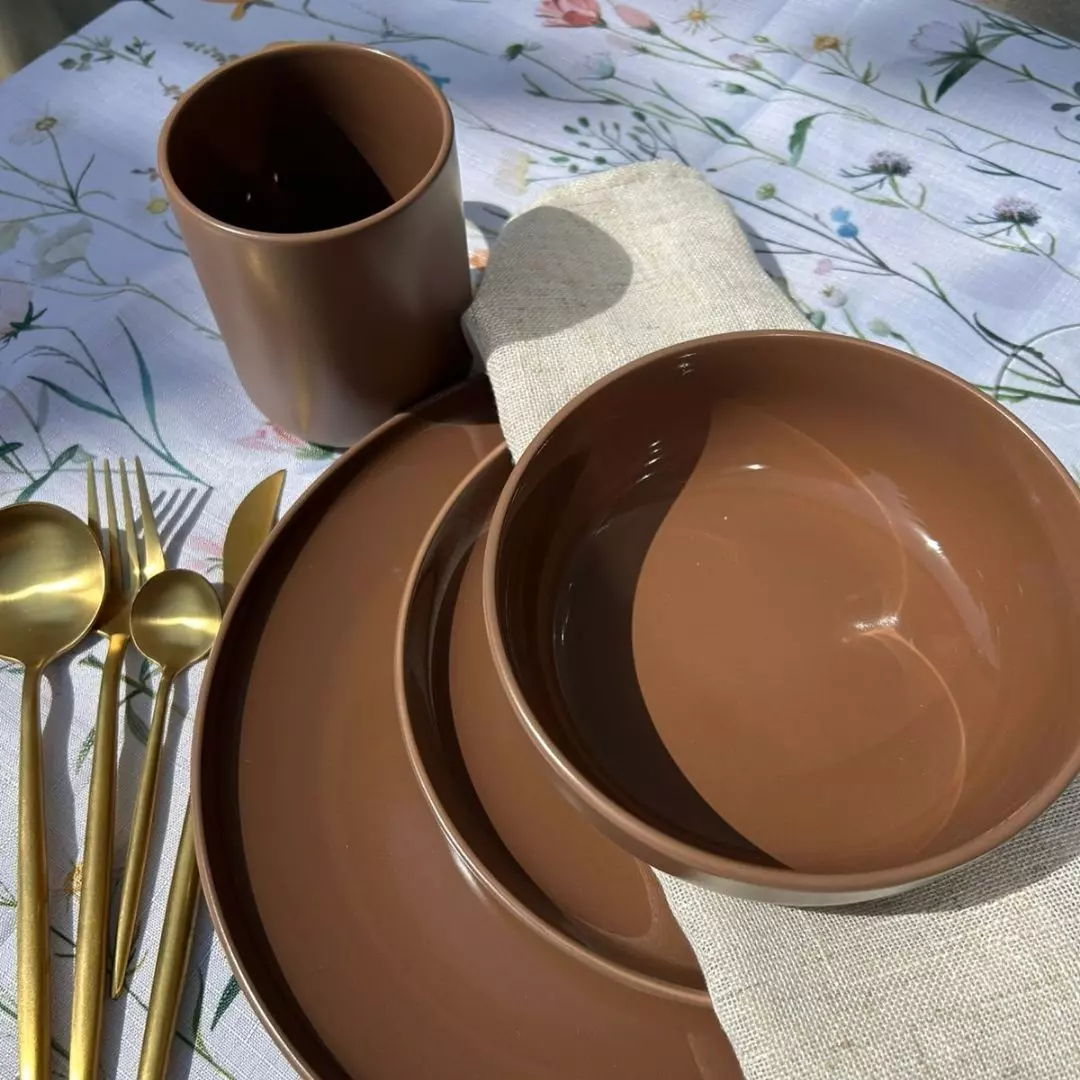 Set Vajilla 16 piezas Loza Coffee Cerámica-3