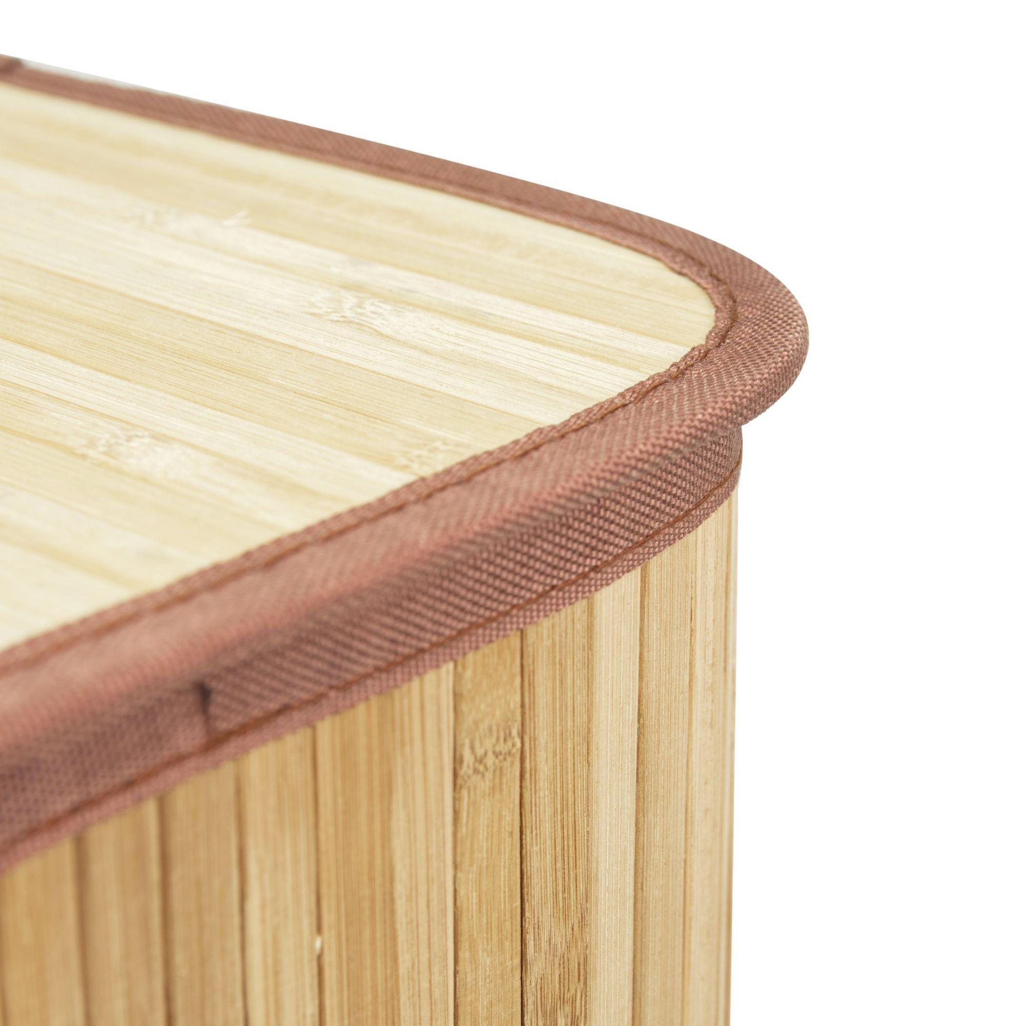 Canasto para ropa de Bambú-4