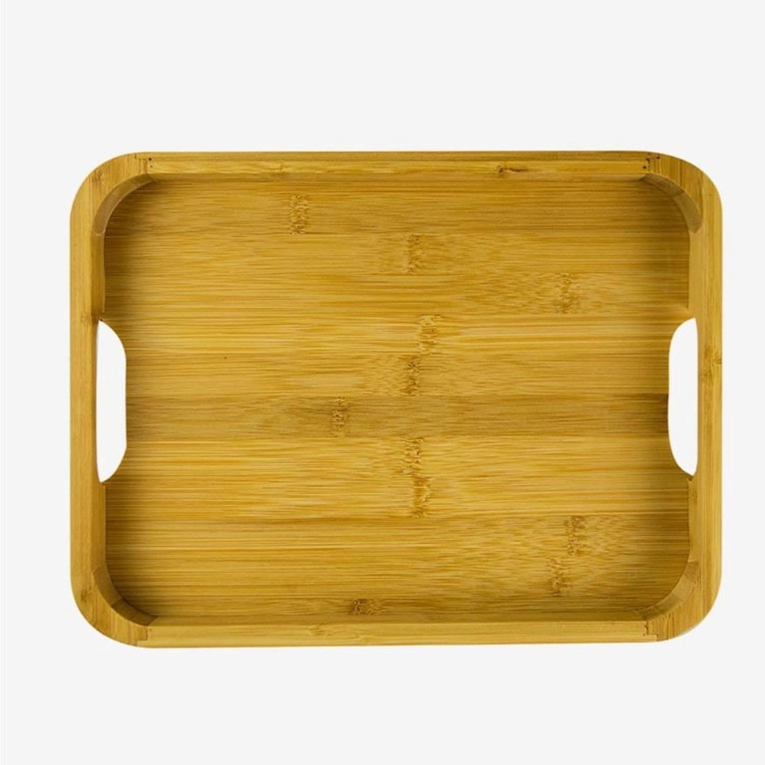 Bandeja Bamboo 38X28X3,6 Cm-3