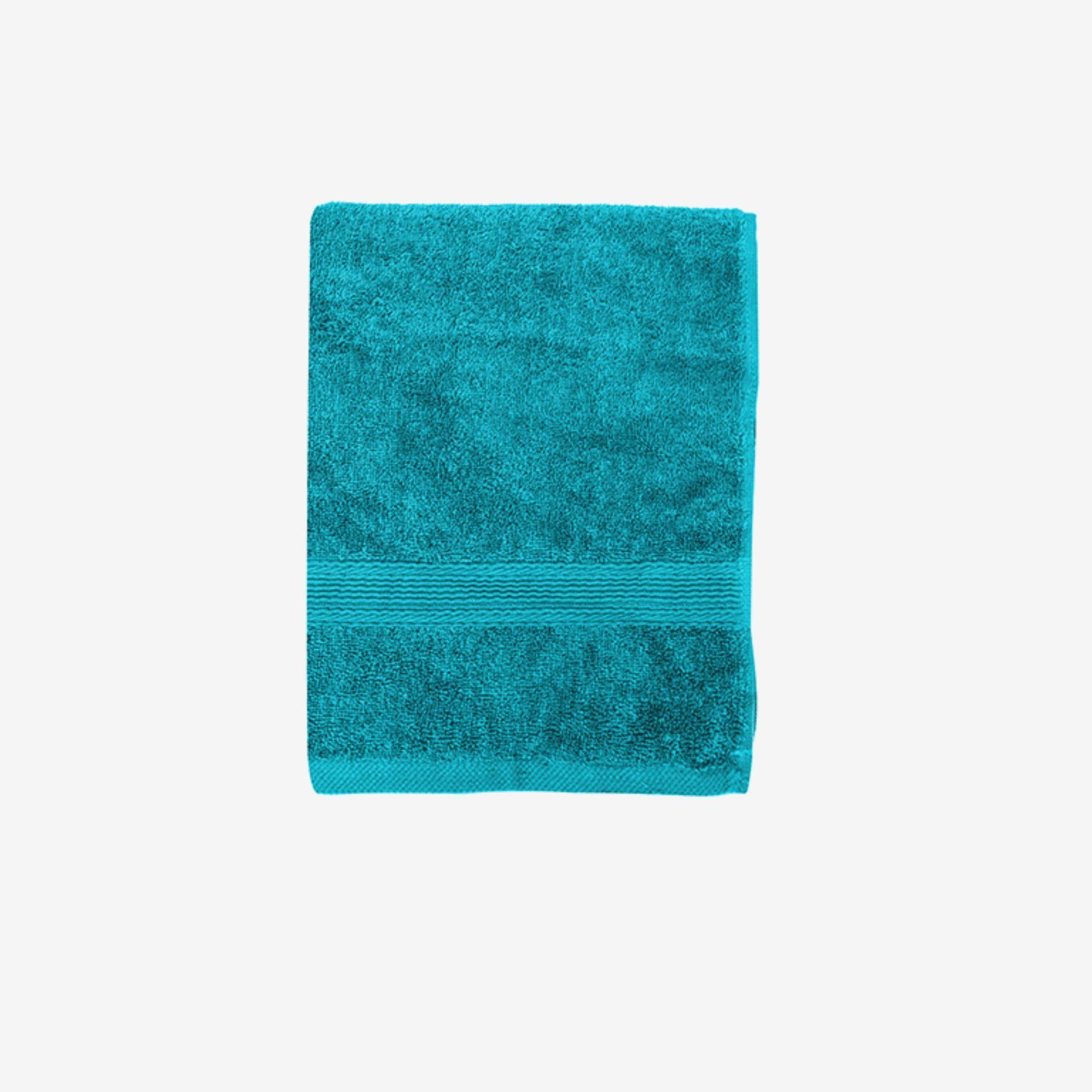 Toalla de baño - 100% Algodon 550grs 70x140cm Ultra absorbente Turquesa-3