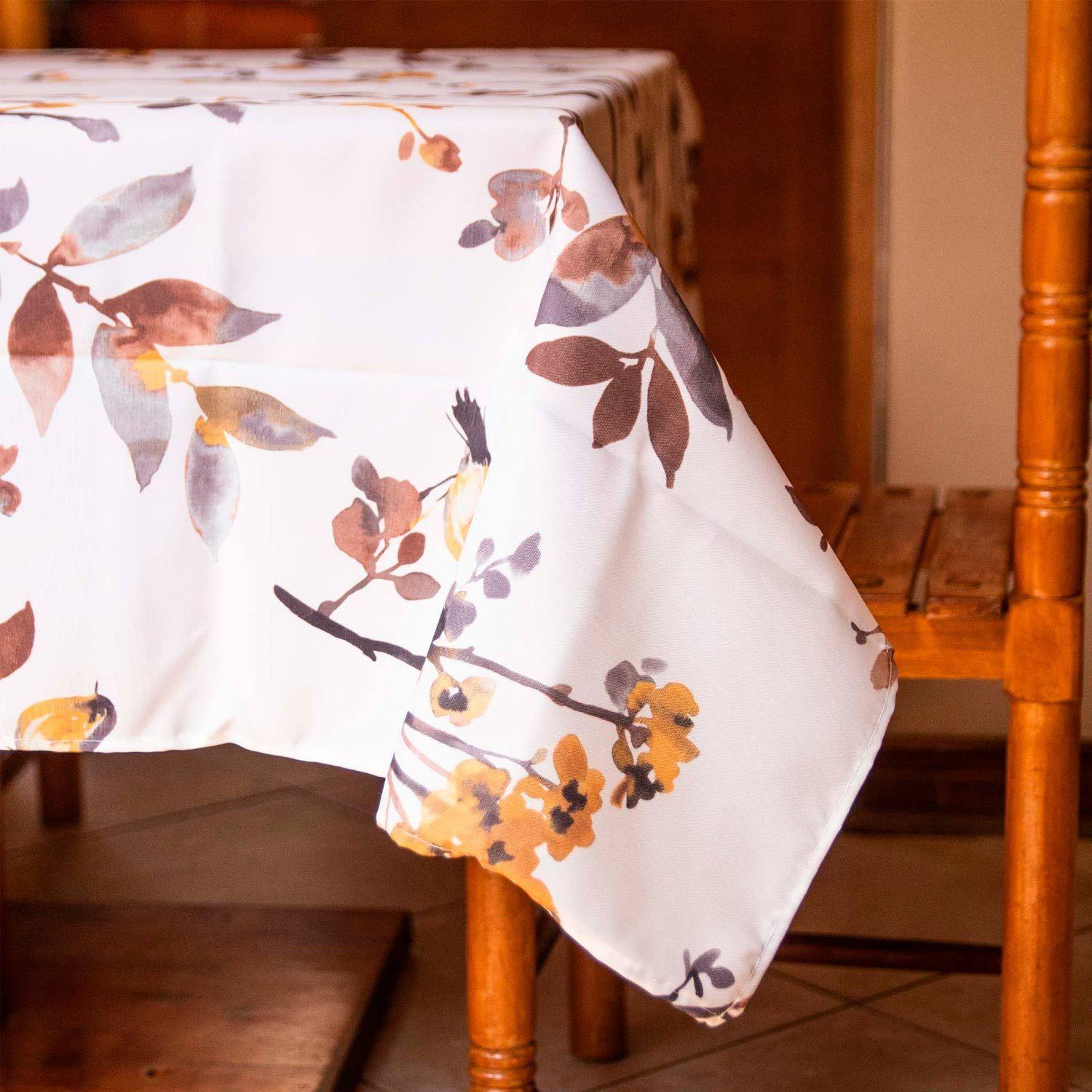 MANTEL ANTIMANCHAS PAJAROS 180 X 280 CM -0
