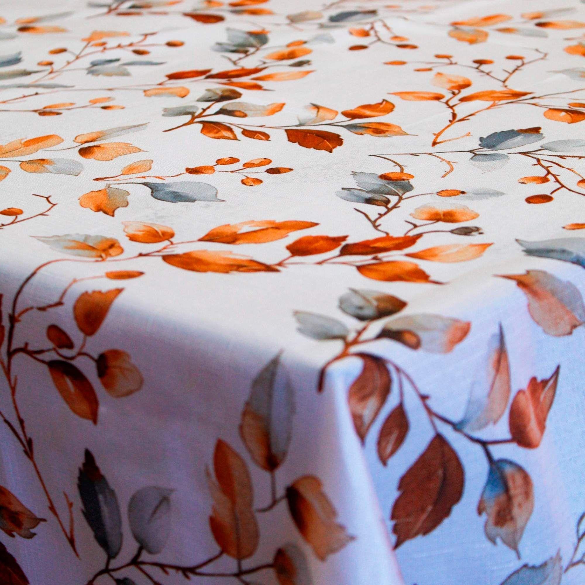 Set 2 Manteles Antimanchas Silvestre y Natural 160x220 cm-2