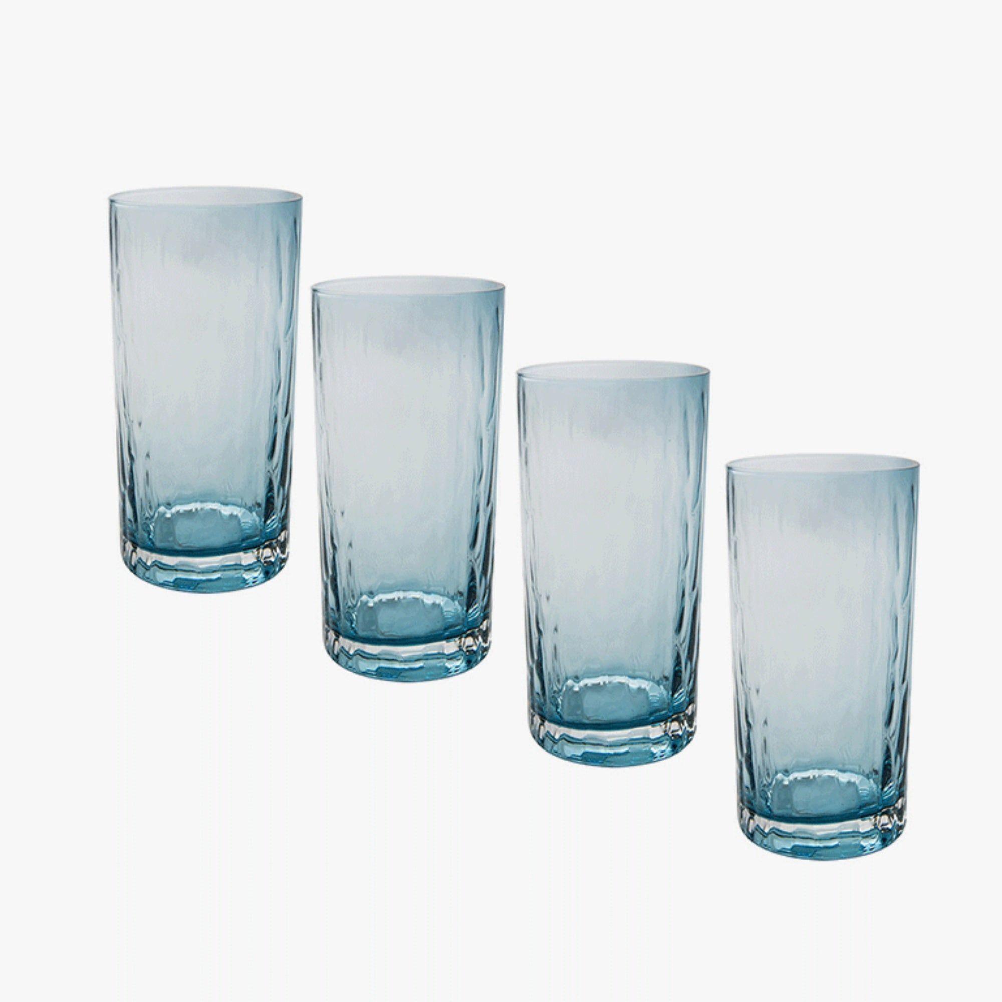 Set 4 Vasos Largo para Mojito - Mawun Azul-2