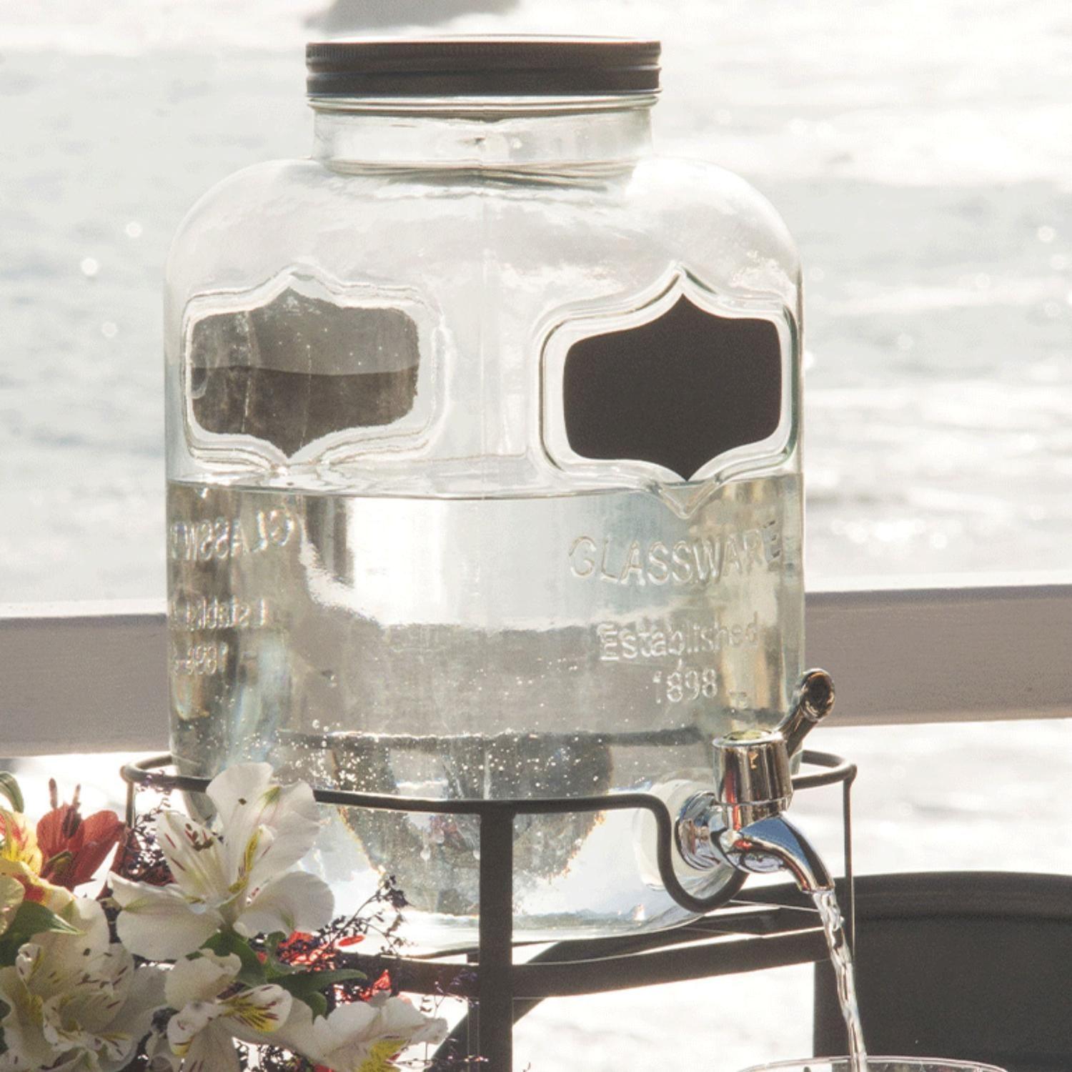 Dispensador Jugo De Vidrio 5L-2