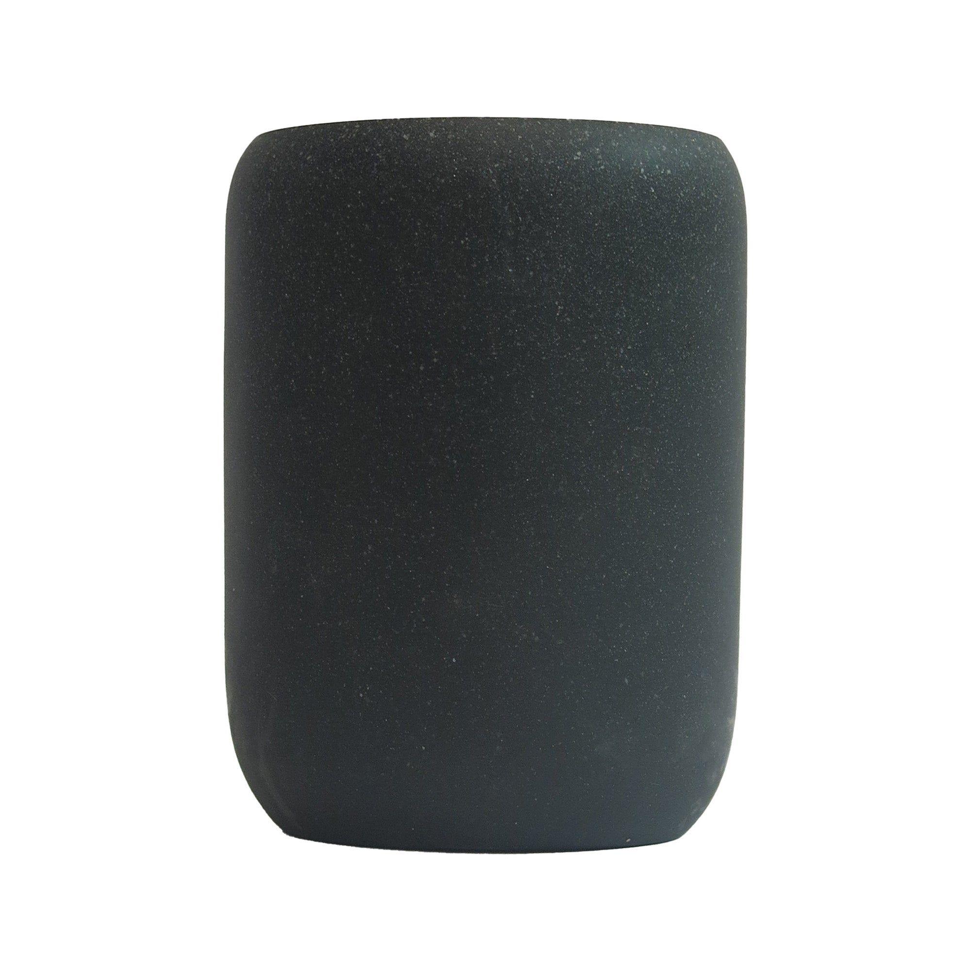 Set 2 accesorios de baño Dispensador de jabón y Vaso Noir-4
