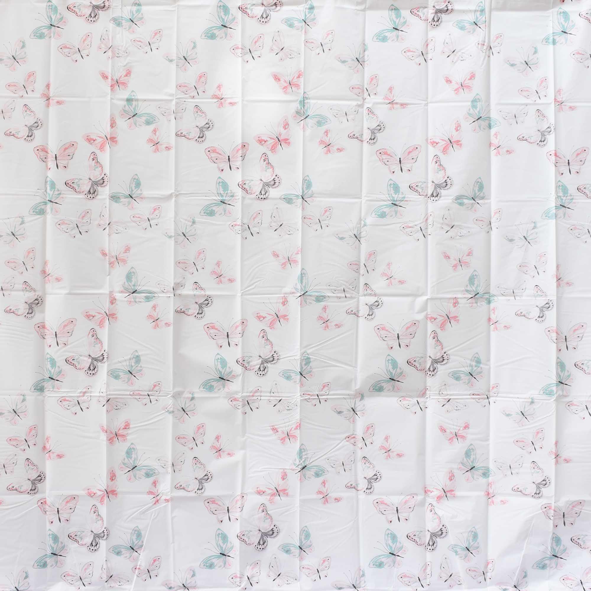 Cortina baño PEVA Arcoíris Impermeable 180x180 Cms-3