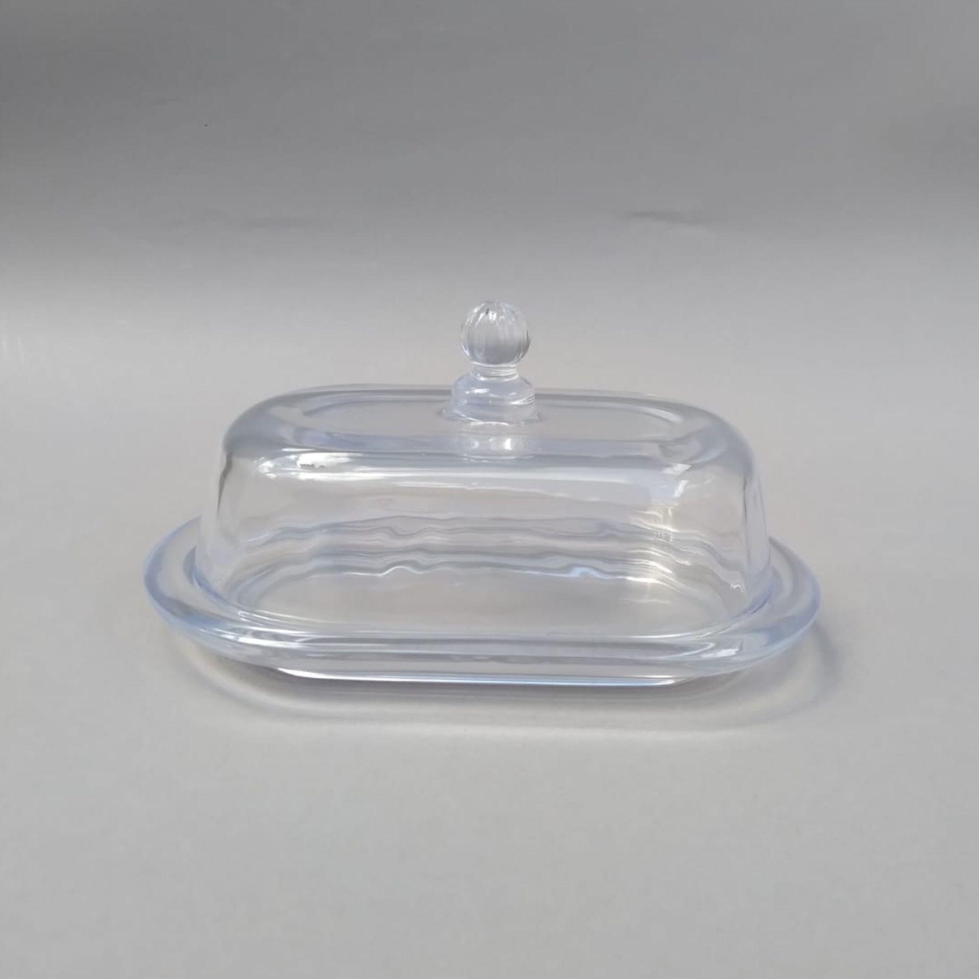Mantequillera de Vidrio con Tapa - 19 cm-4