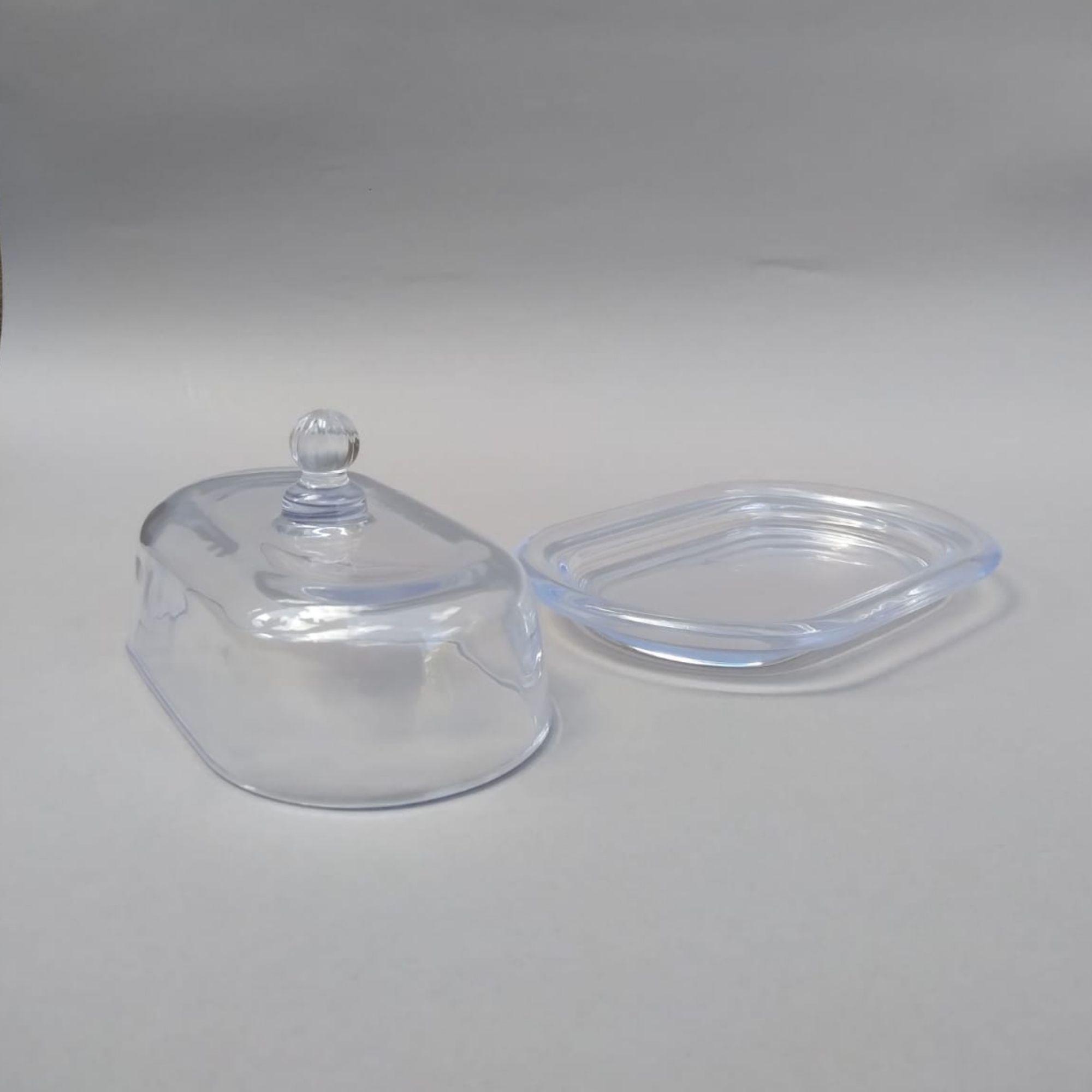 Mantequillera de Vidrio con Tapa - 19 cm-5