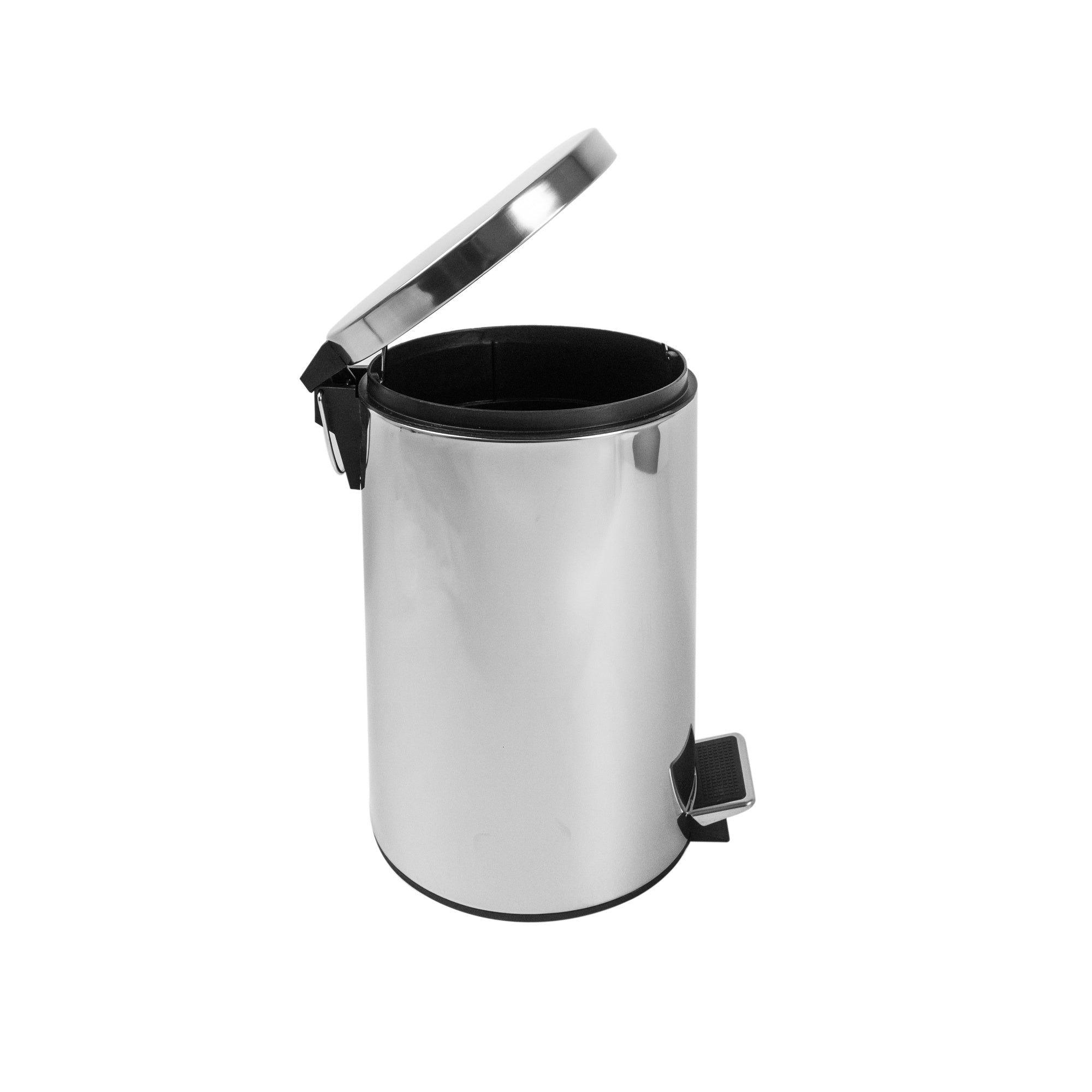 Papelero Inox 12Lt-2