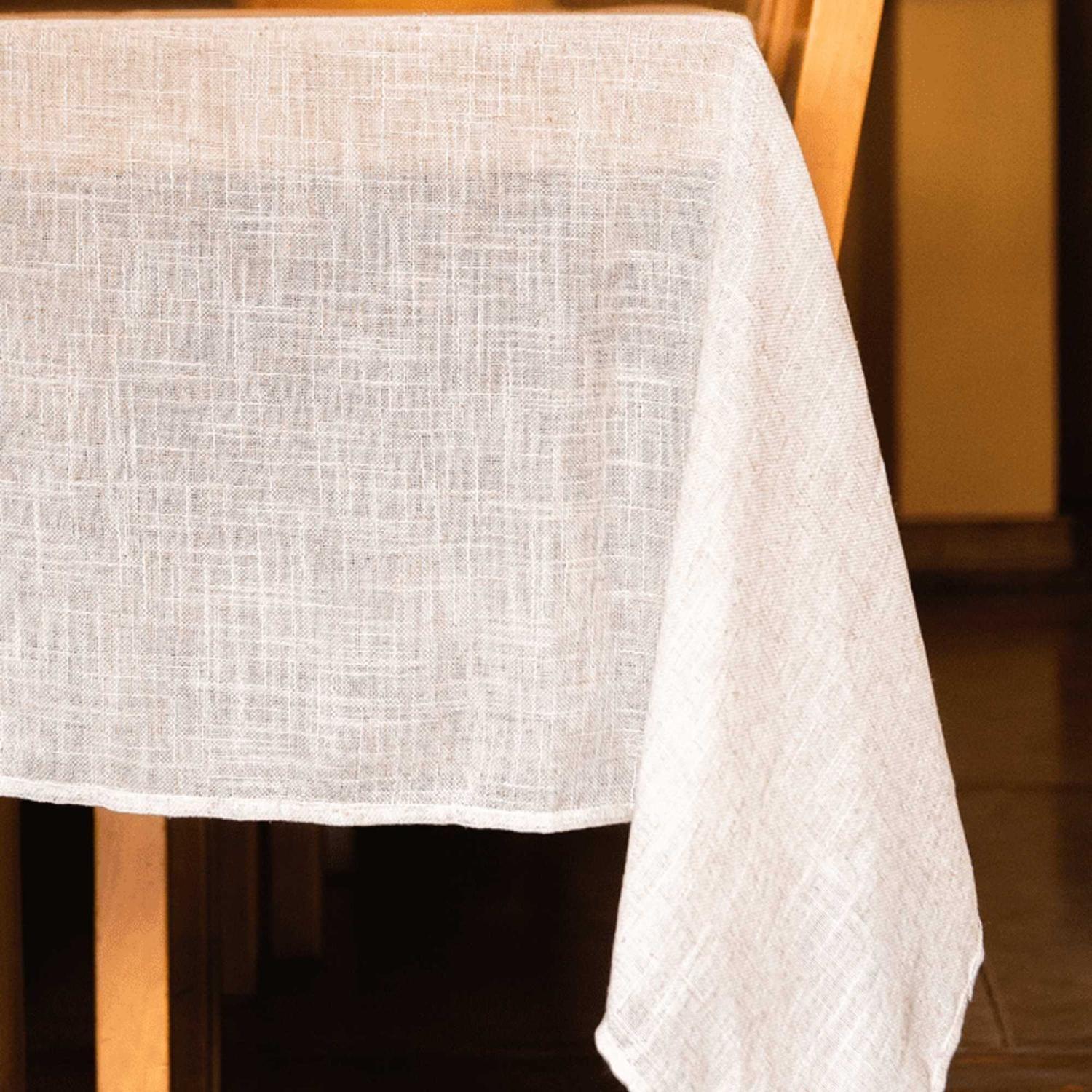 Set 2 manteles Lino  177x y Mantel Antimanchas Granada 160x-2