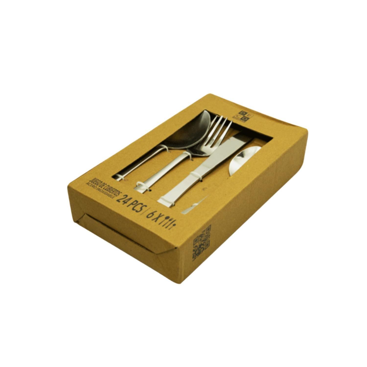 Set Cuchilleria 24 Pzs Acero-2
