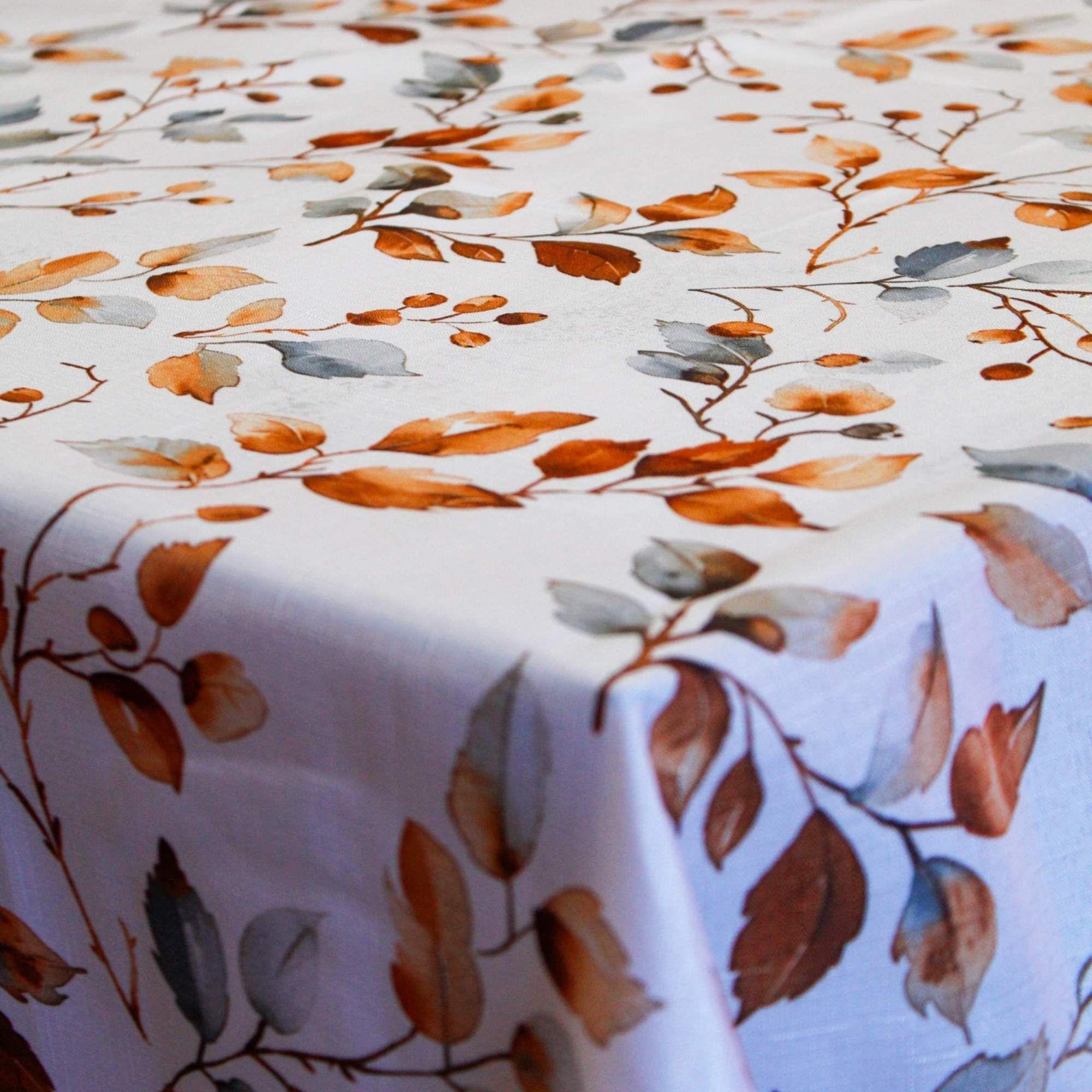 Set 2 Manteles Antimanchas Floral y Silvestre 130x180 cm-4