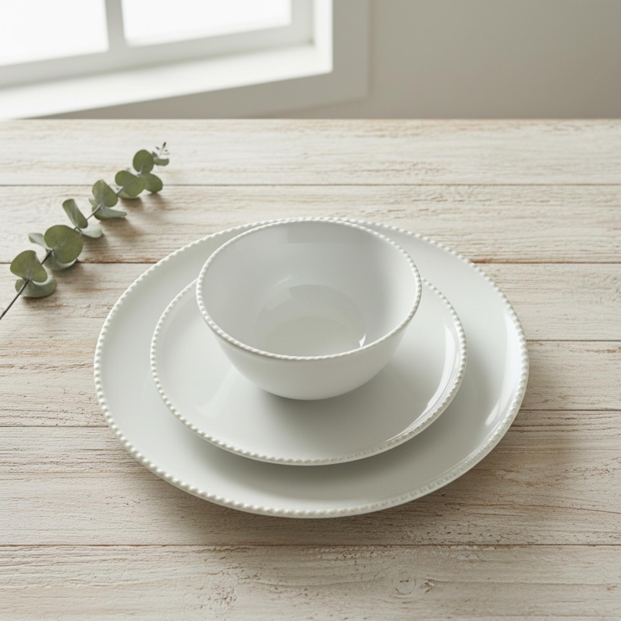 Set Vajilla 18 piezas Loza Oxford Cerámica-2