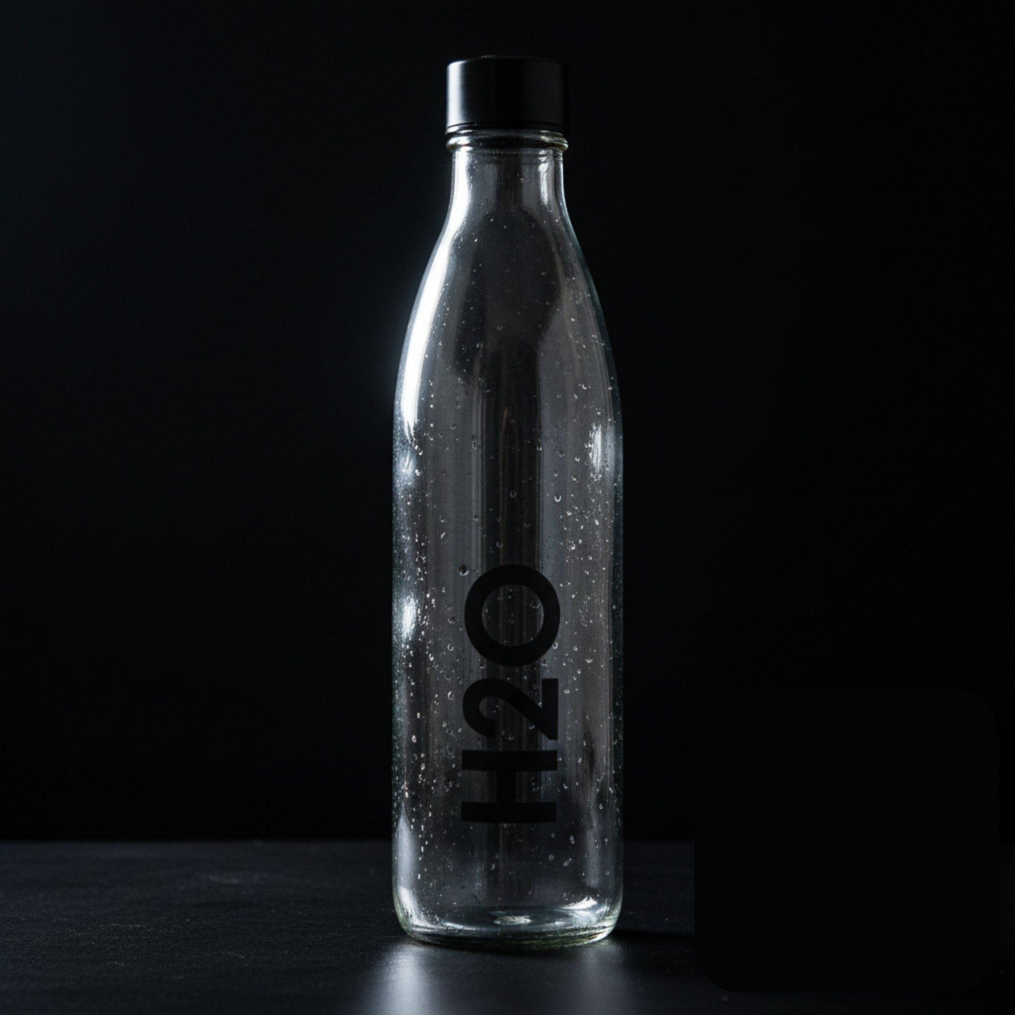 Botella Vidrio 1 Litro - Agua-4