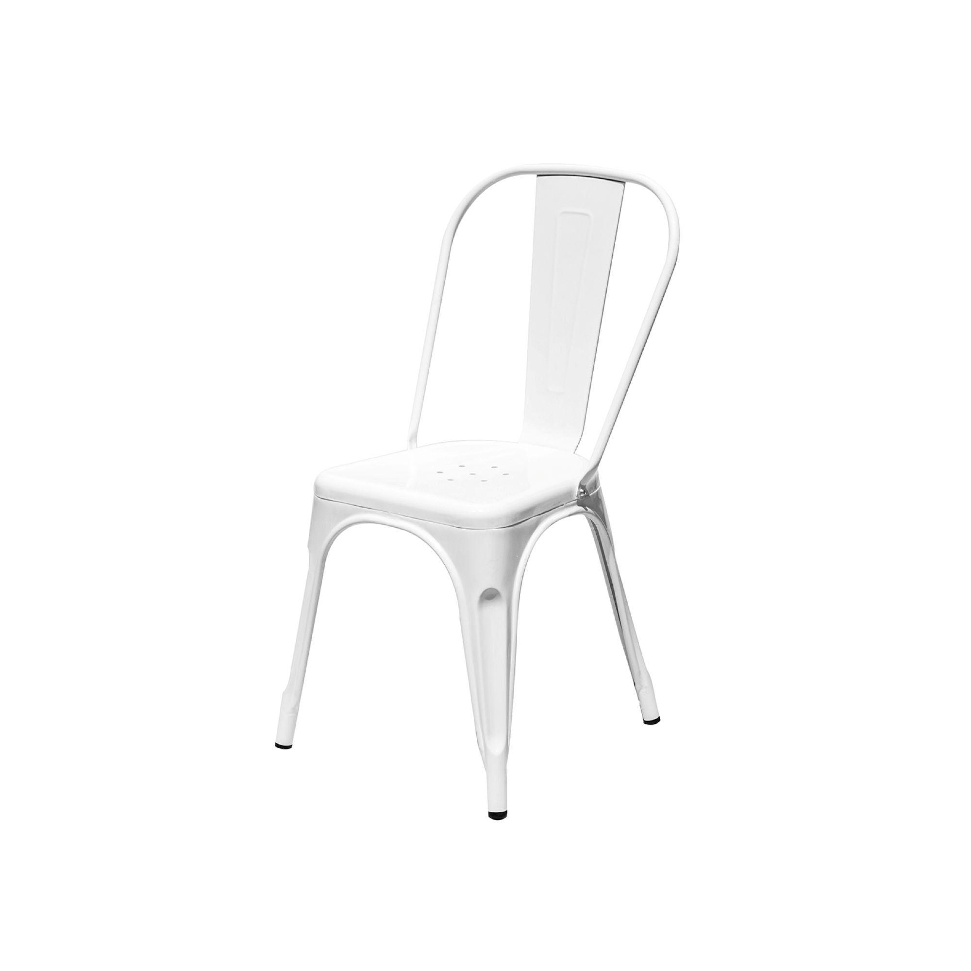 Silla Metálica Tolix Blanca-0