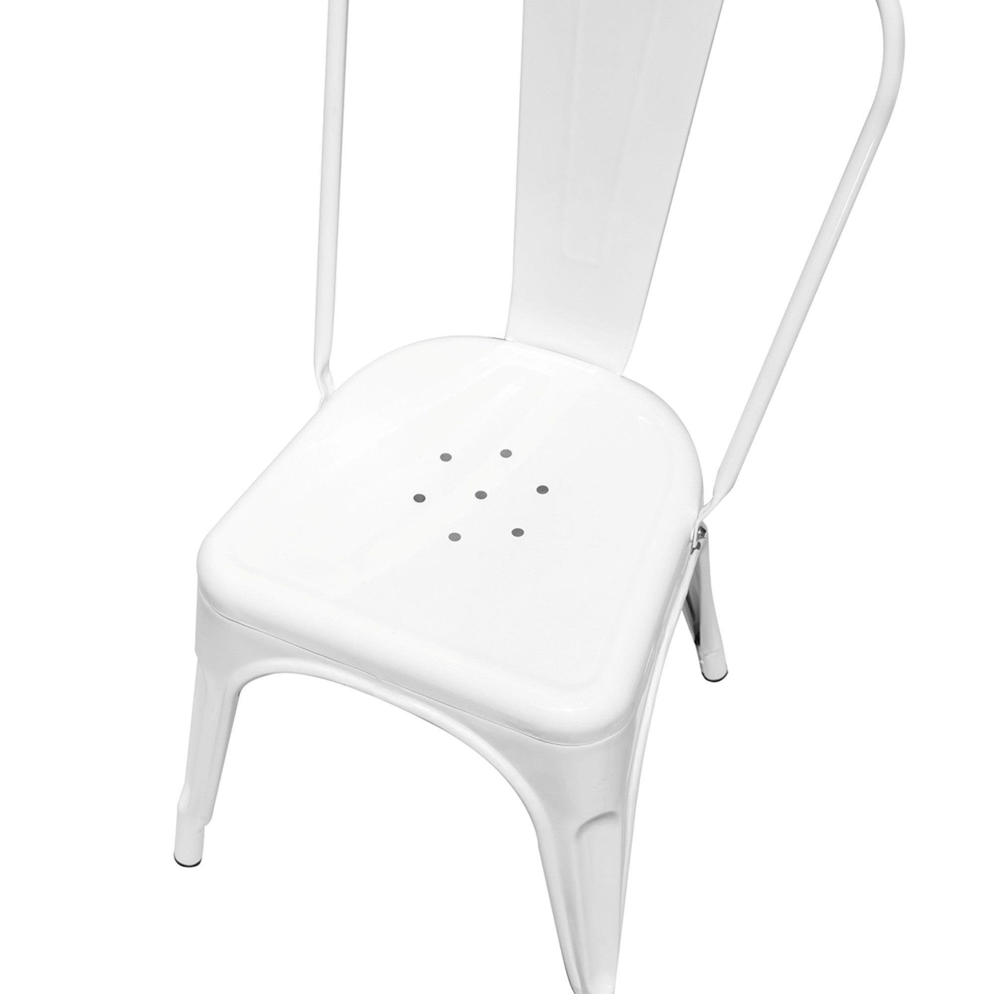 Silla Metálica Tolix Blanca-1