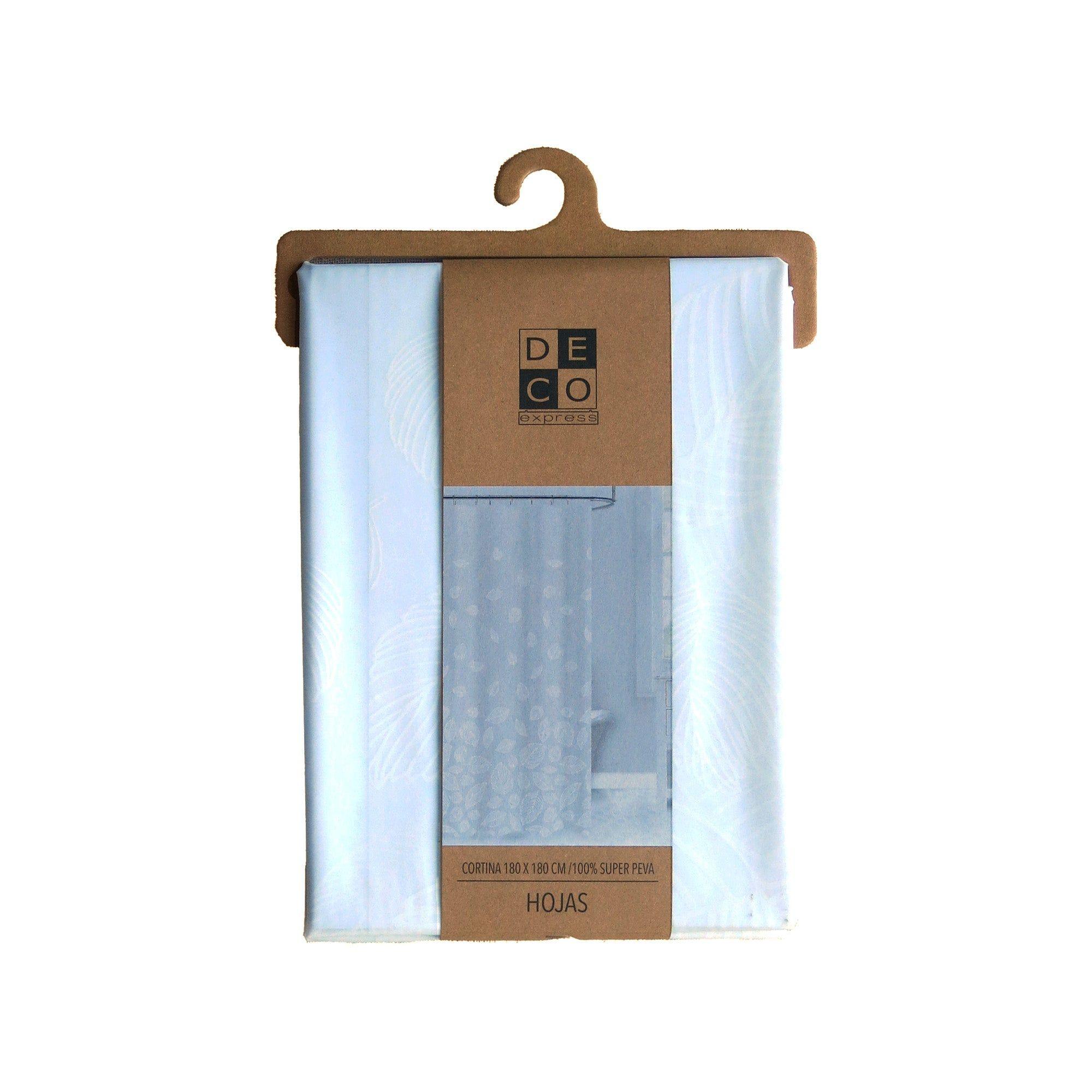 Cortina baño PEVA Hojas Impermeable 180x180 Cms-0