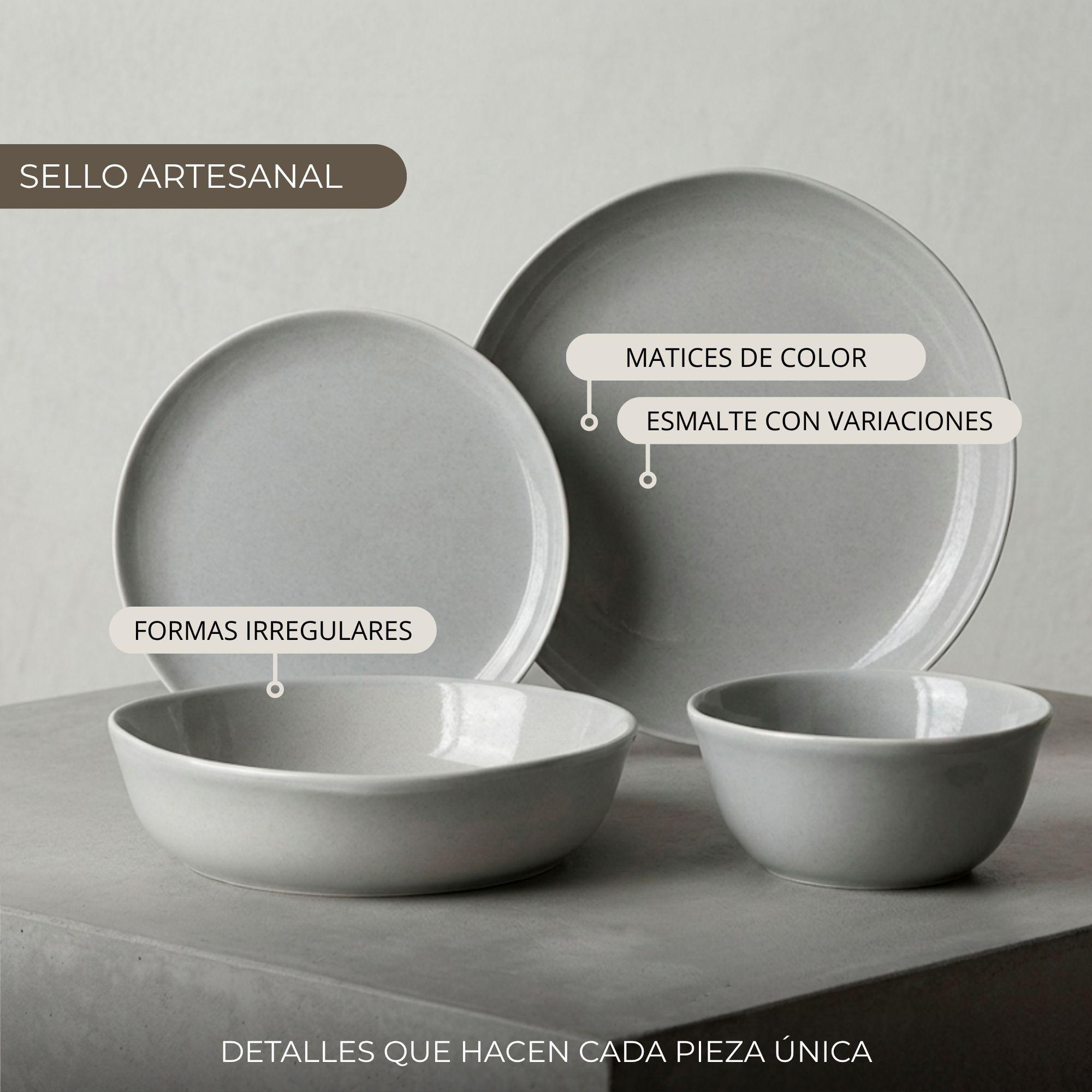 Set Vajilla 16 piezas Loza Salamanca Cerámica-1