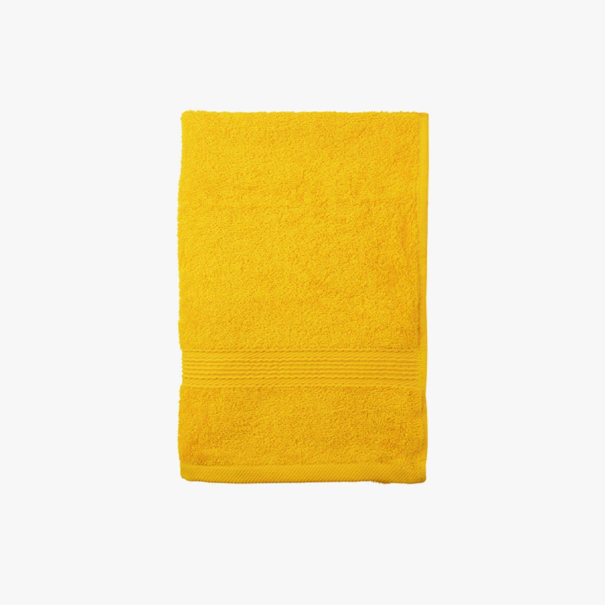 Toalla de mano - 100% Algodon 550grs 45x90cm Ultra absorbente Mostaza-2
