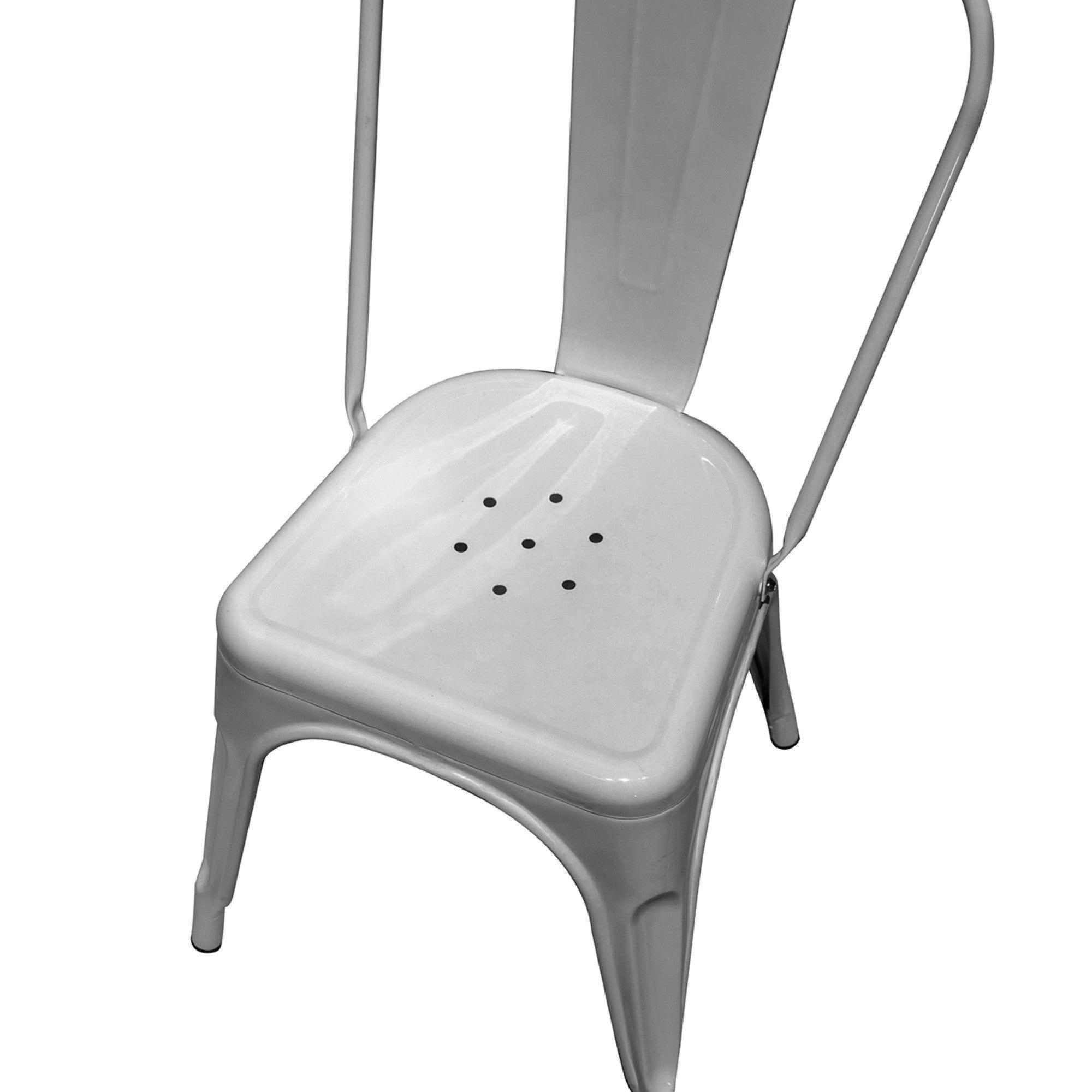 Silla Metálica Tolix Plateada-1