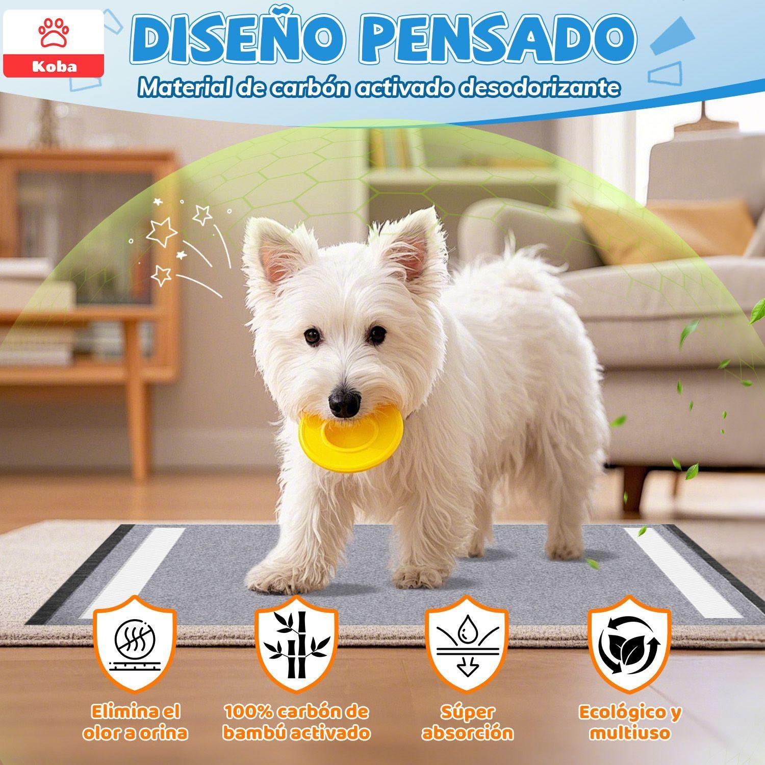 50 Panales Perro Sabanillas Entrenamiento De Carbon 45x60cm-4