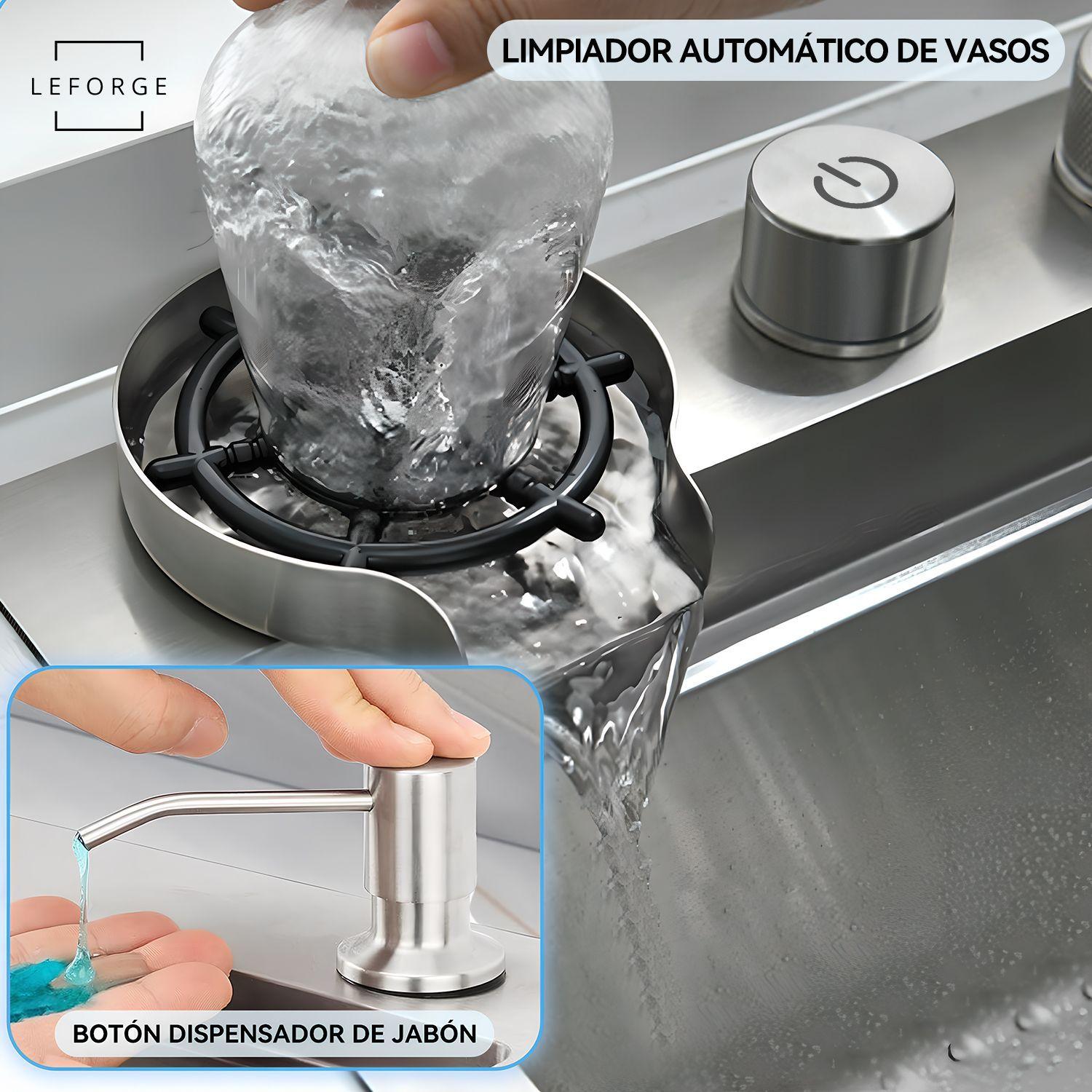 Combo Lavaplatos Empotrado 75x46cm Multifuncional Acero Inox-6