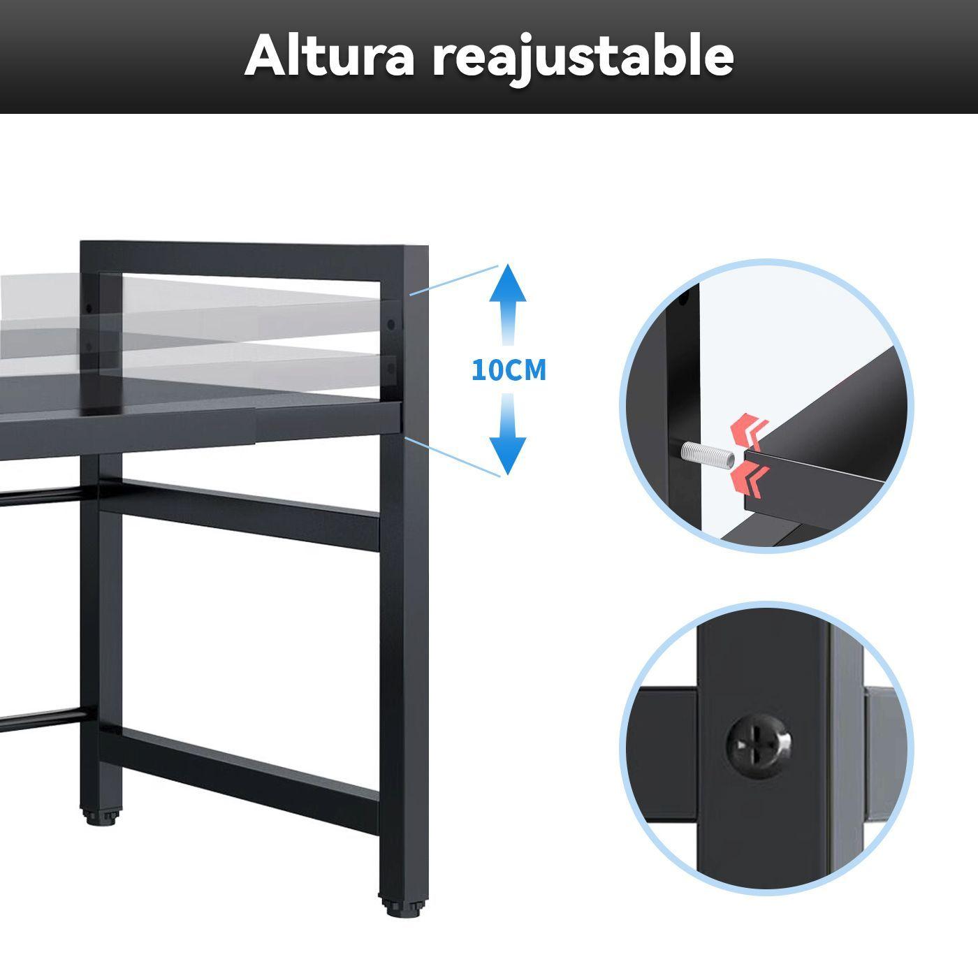 Estante Repisa Extensible Horno Microondas Rack Organizador Cocina-2