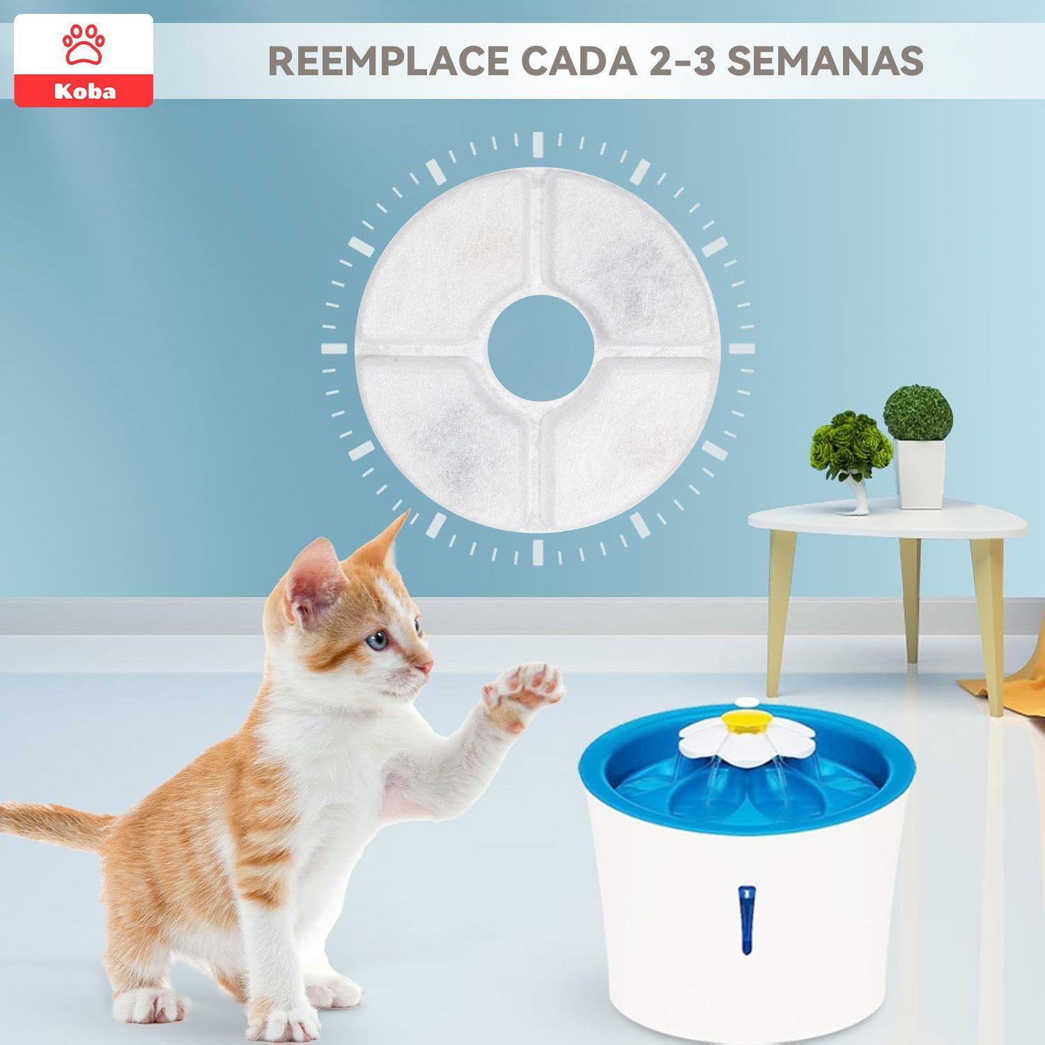 X8 Filtros Para Bebedero Mascota Repuesto Fuente Agua Perro-3