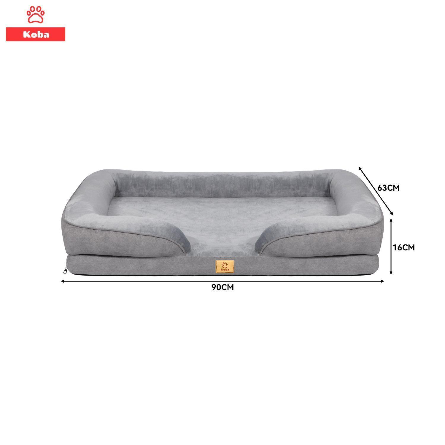 Cama Antiestres Perro Colchon Ortopedica Grande-9