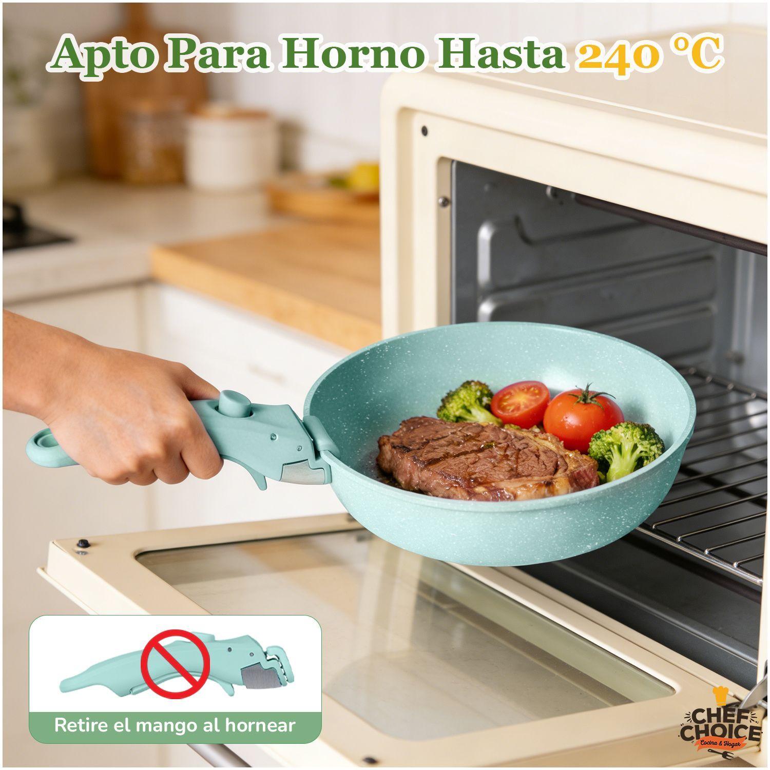 Bateria Cocina 5 Pcs Granito Antiadherente Smart Mango Verde Macaron-3