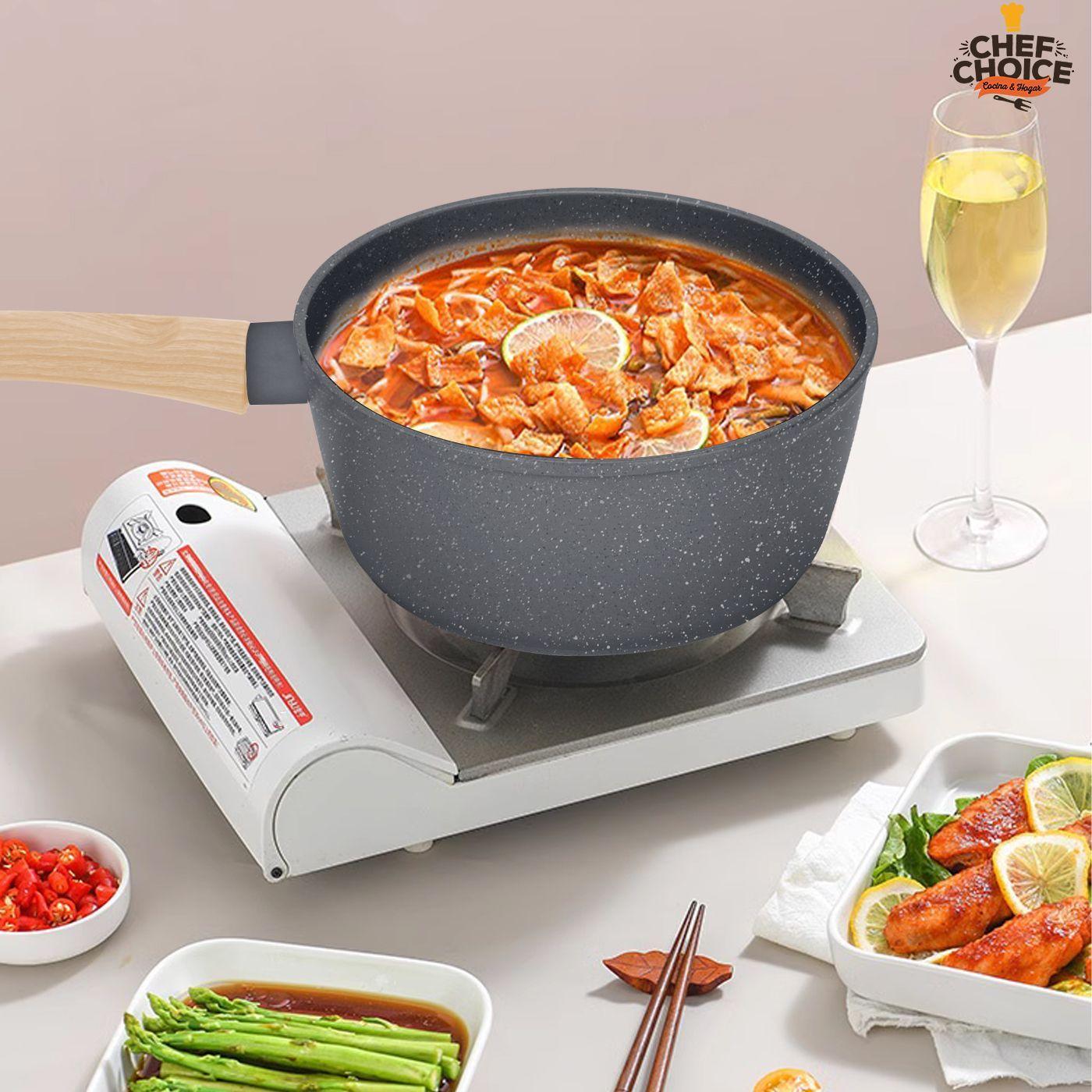 Bateria Cocina Aluminio Granito Antiadherente Cacerolas 10pcs Marengo-3