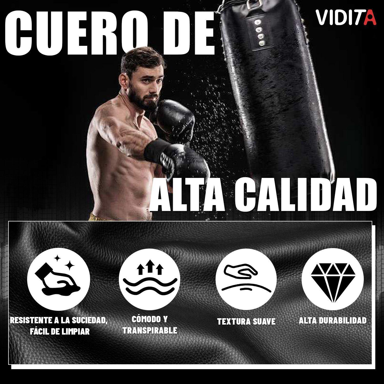 Guantes De Boxeo Profesionales Unisex Con Velcro 12oz Vidita-7