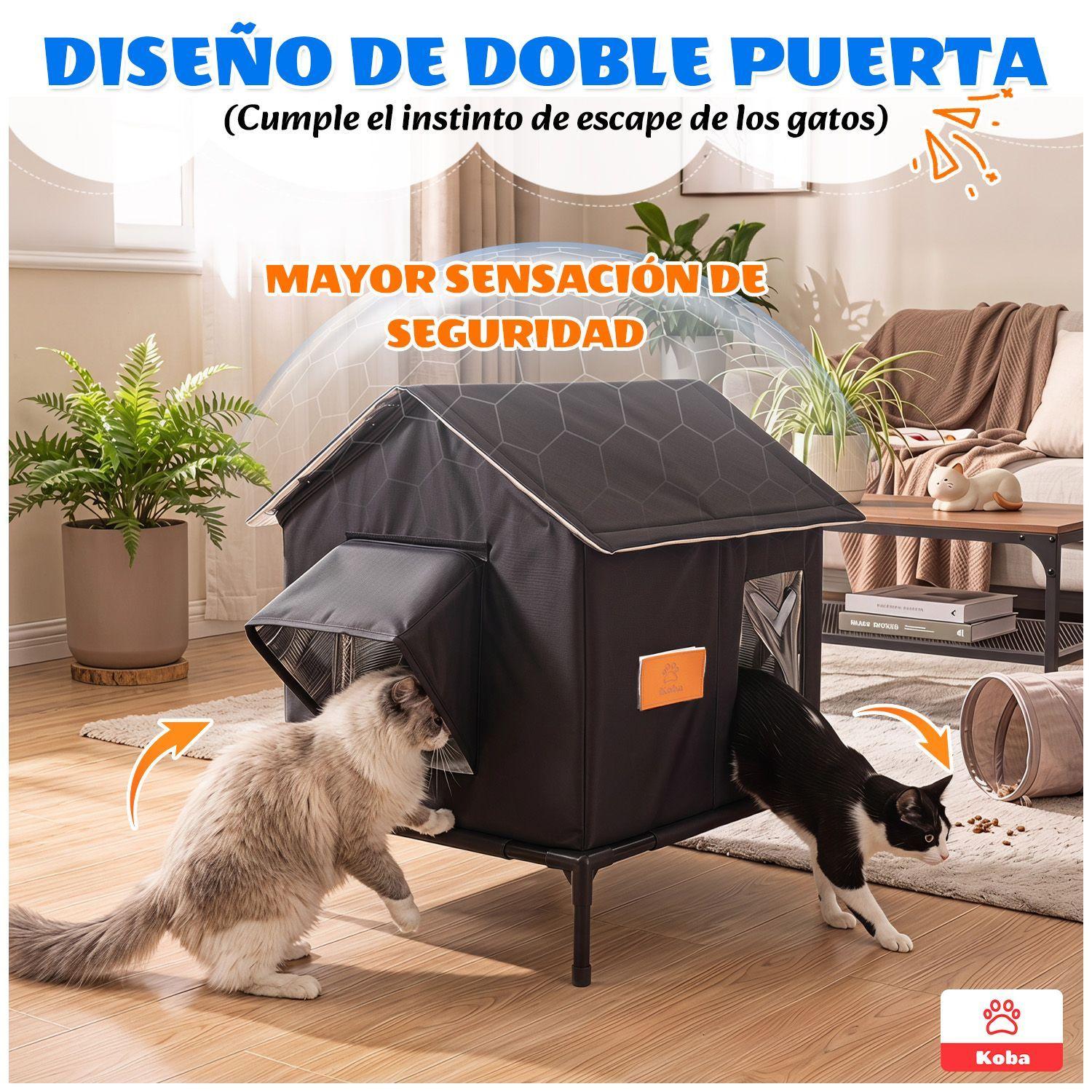 Casa Termica Para Gatos Michis Tipo Carpa Impermeable Resistente Al Viento y Lluvia-8